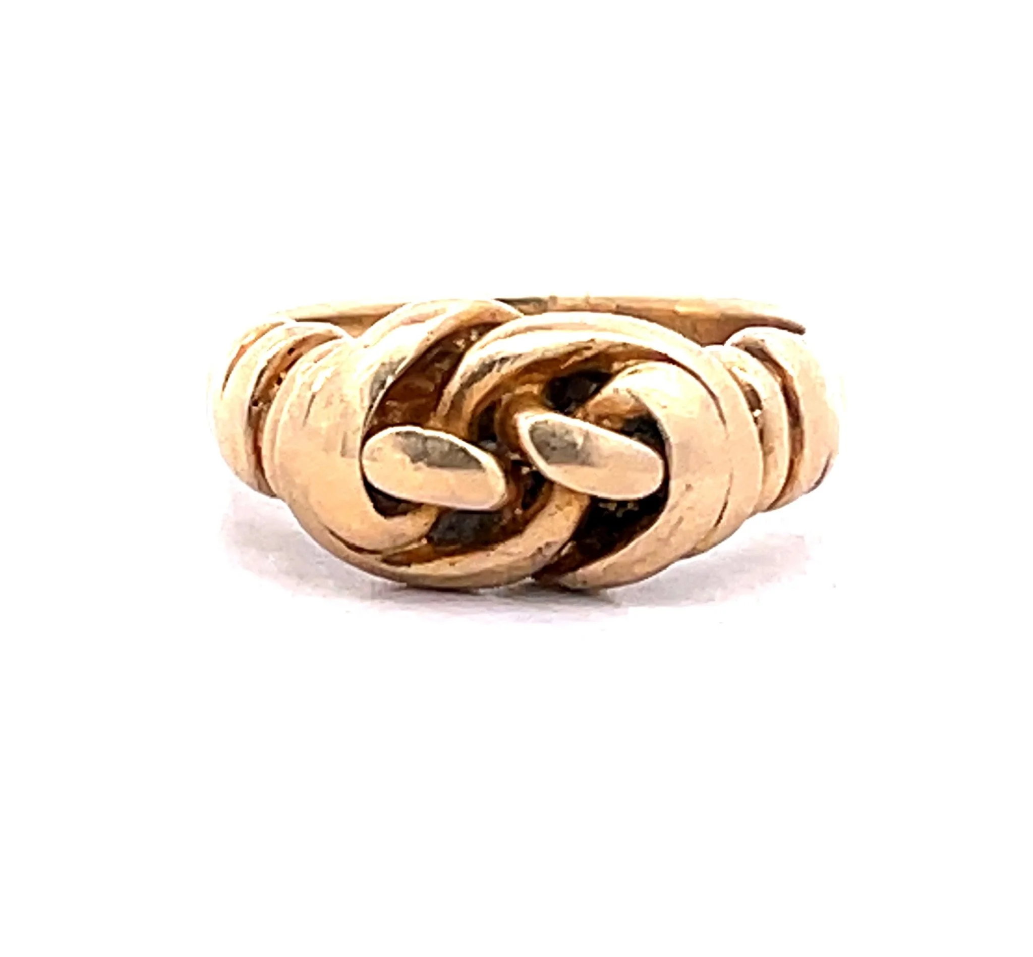 14K Gold MMA KHA Roman Knot Ring