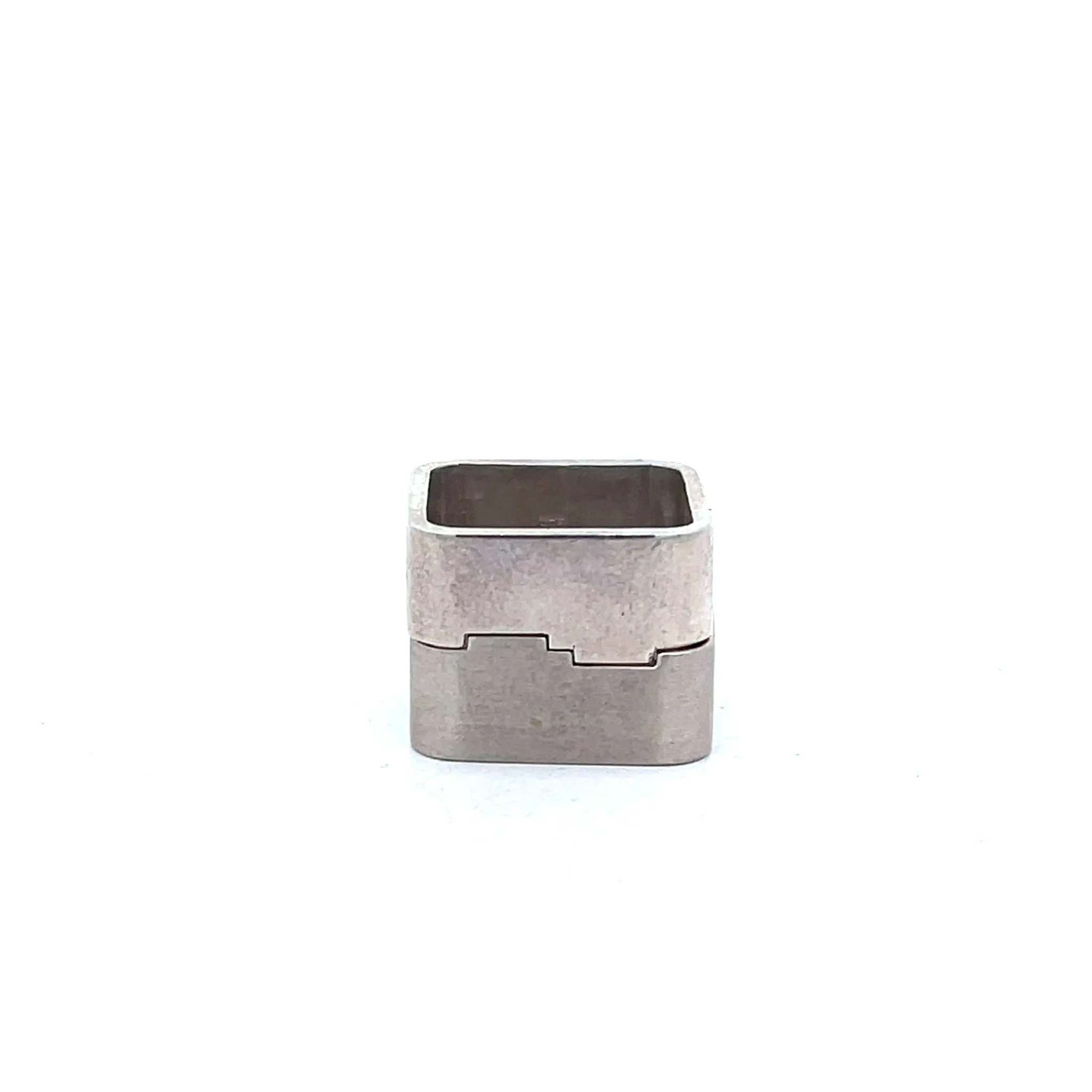 Sterling Silver Designer Puzzle Piece Interlocking Rings