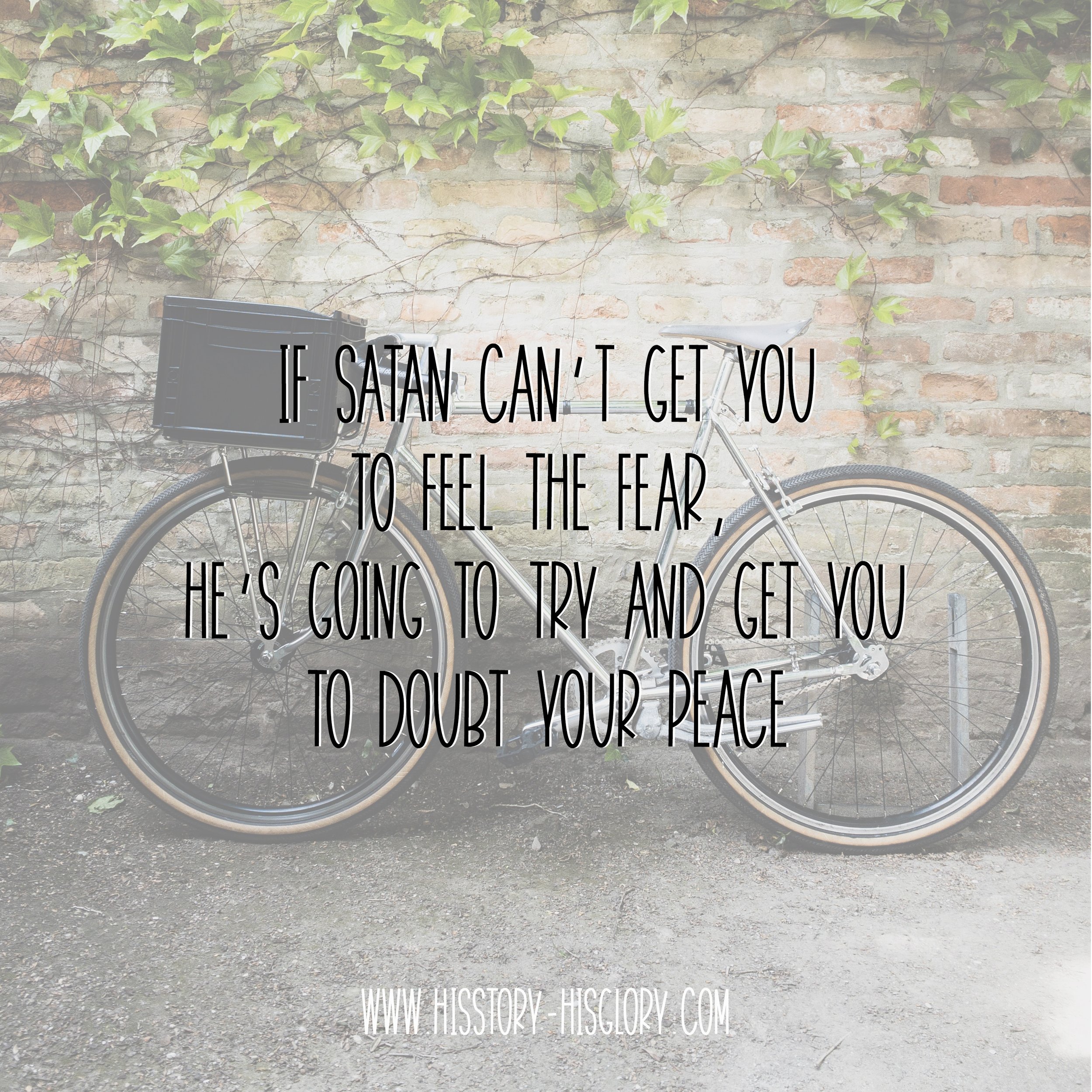 Don’t Doubt Your Peace