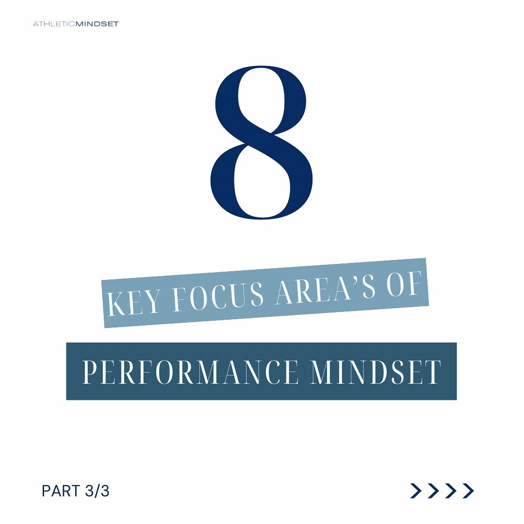 Day 3 Of the 8 Key Area&rsquo;s of focus of our performance mindset 🧠 

Over the past 2 days, we have looked a little deeper at 4 facets of performance mindset, which with a little doubling down on, will enhance your performance and evolve you not o