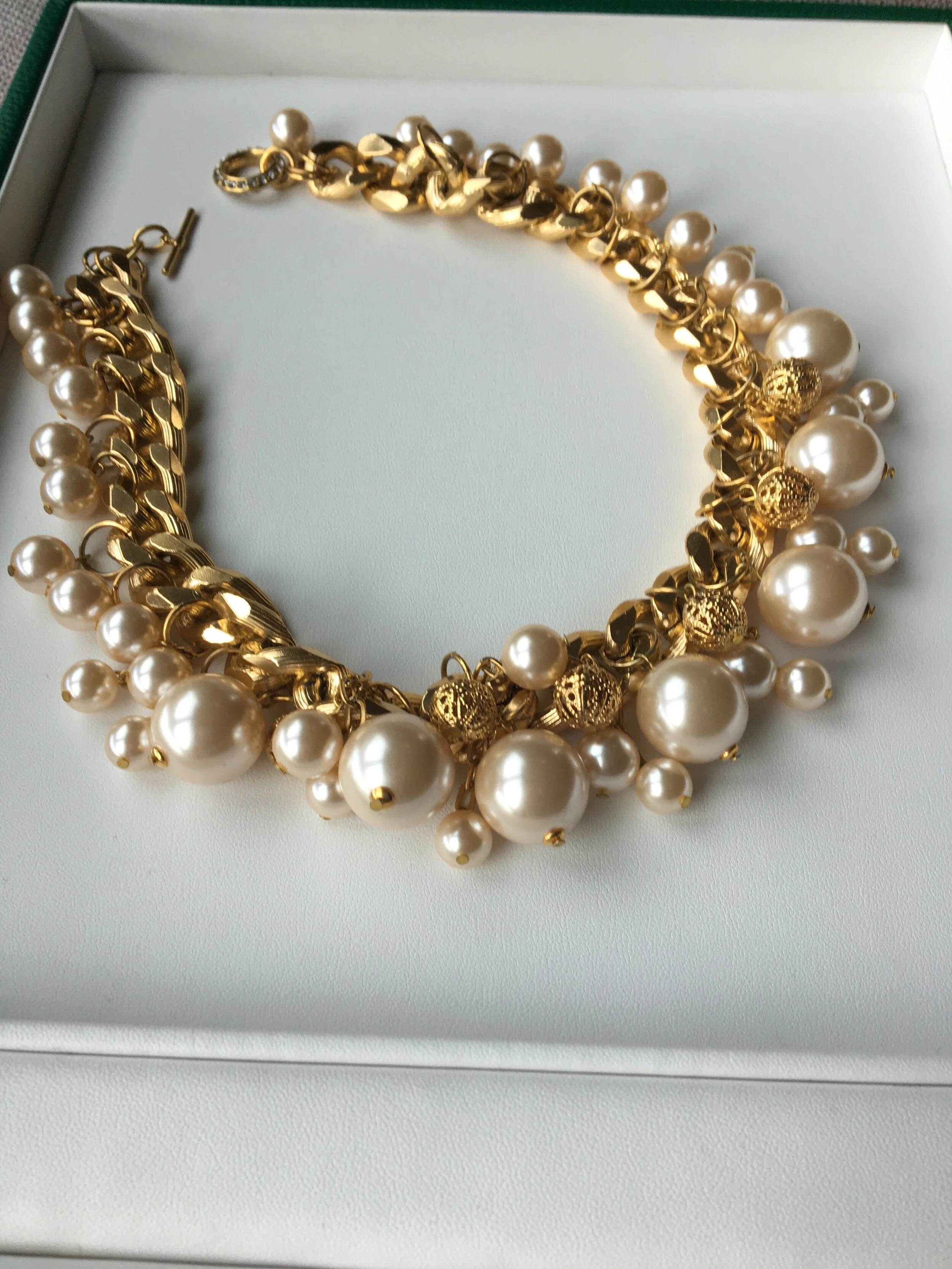 Vintage Bead Chain Necklace 