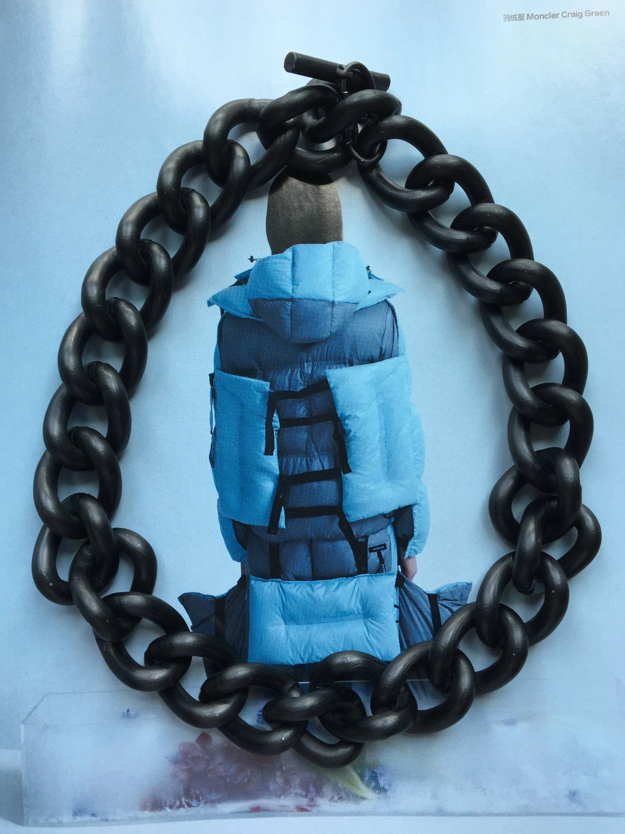 Vintage Black Chain Necklace