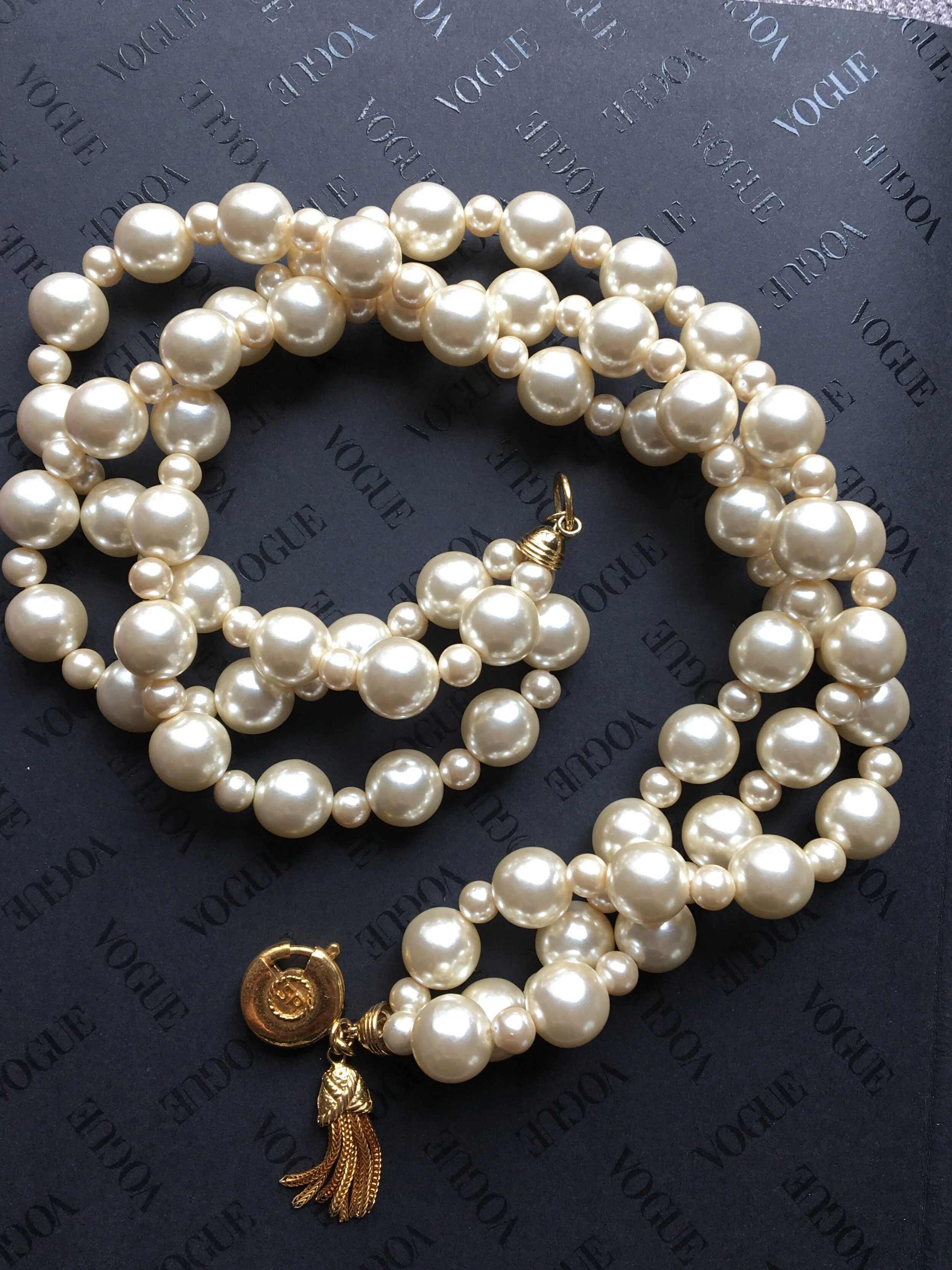 Sonia Rykiel Chunky Pearl Necklace