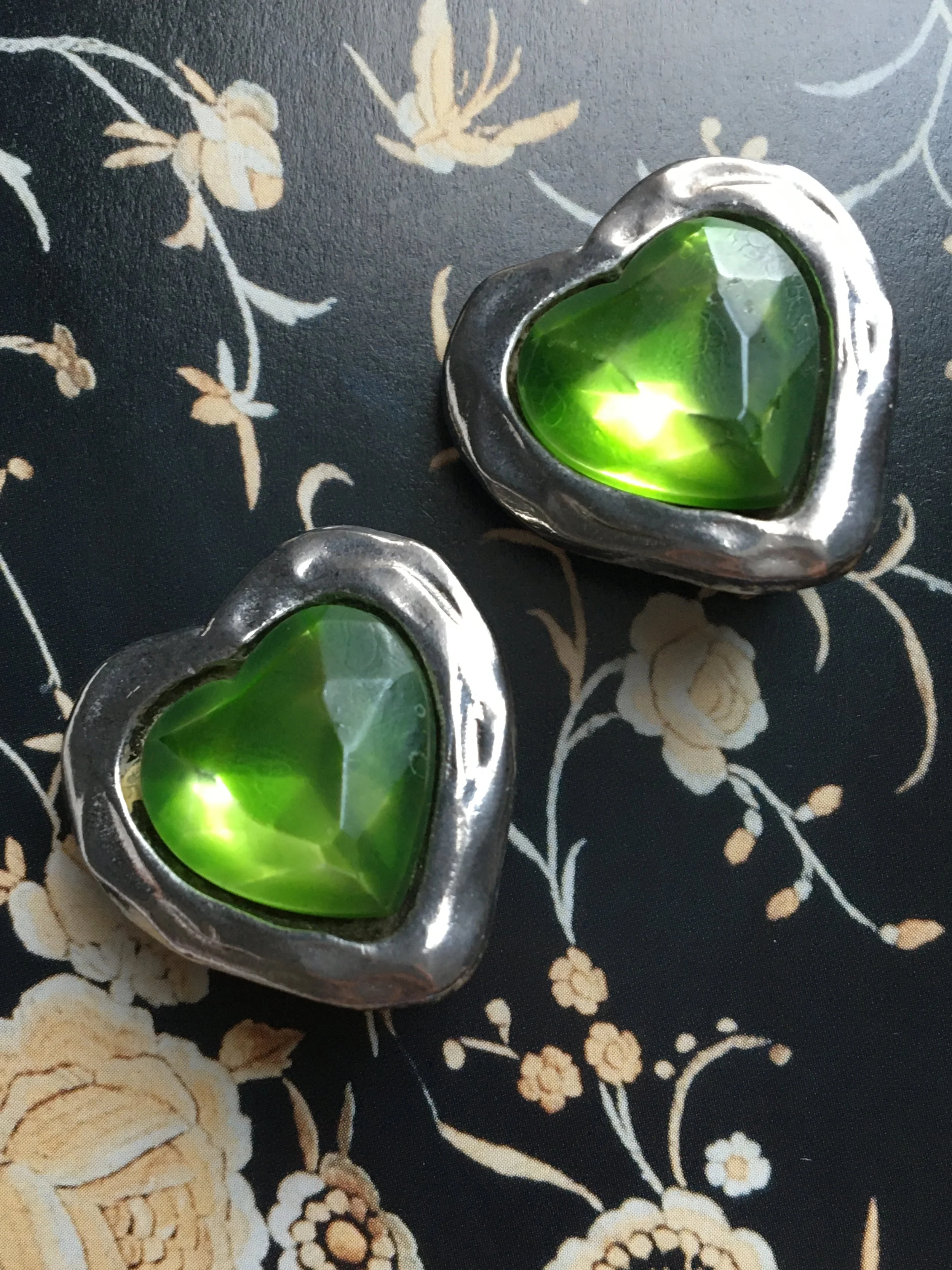 Vintage Heart Earrings