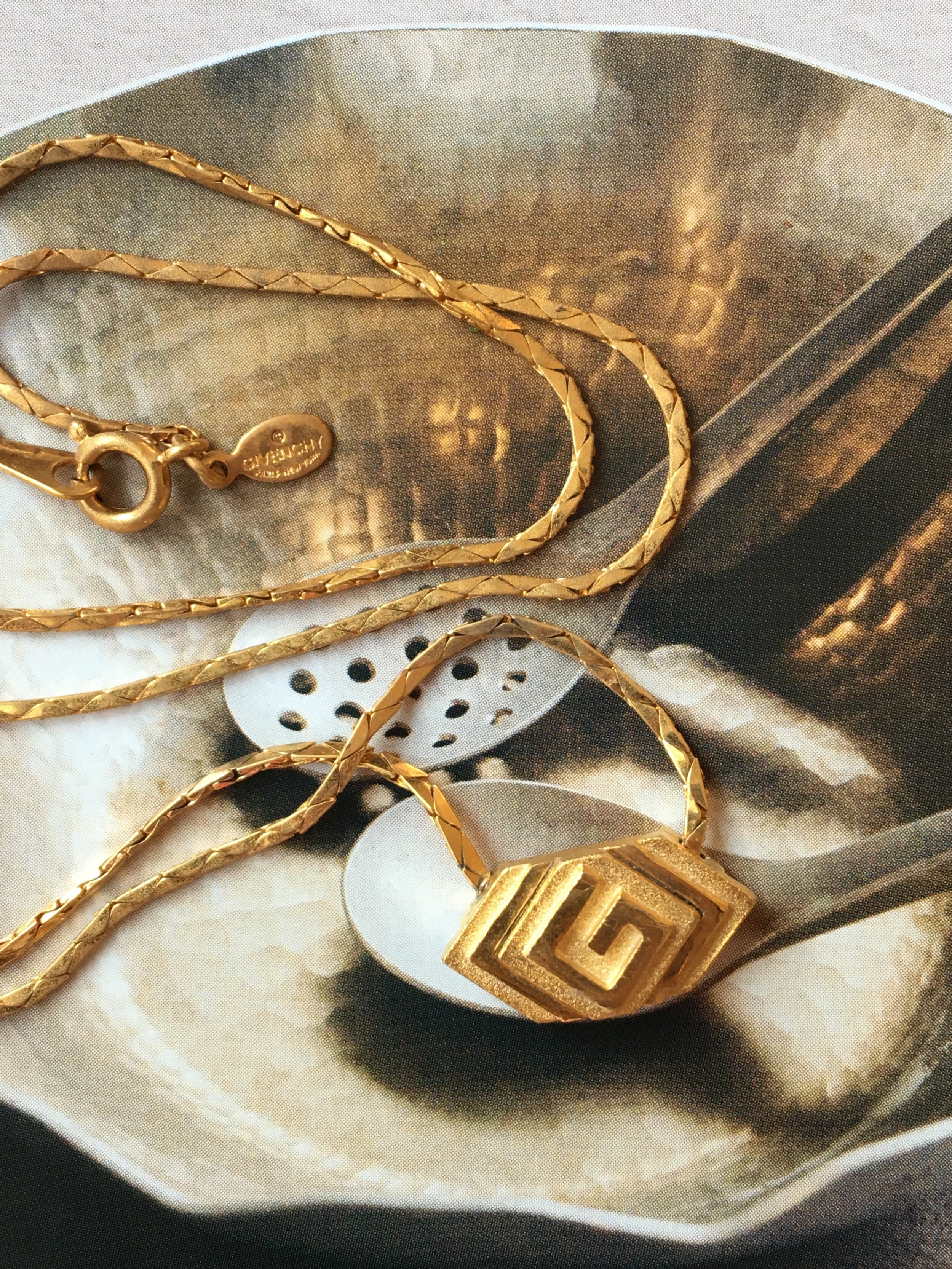 Givenchy G Pendant Necklace