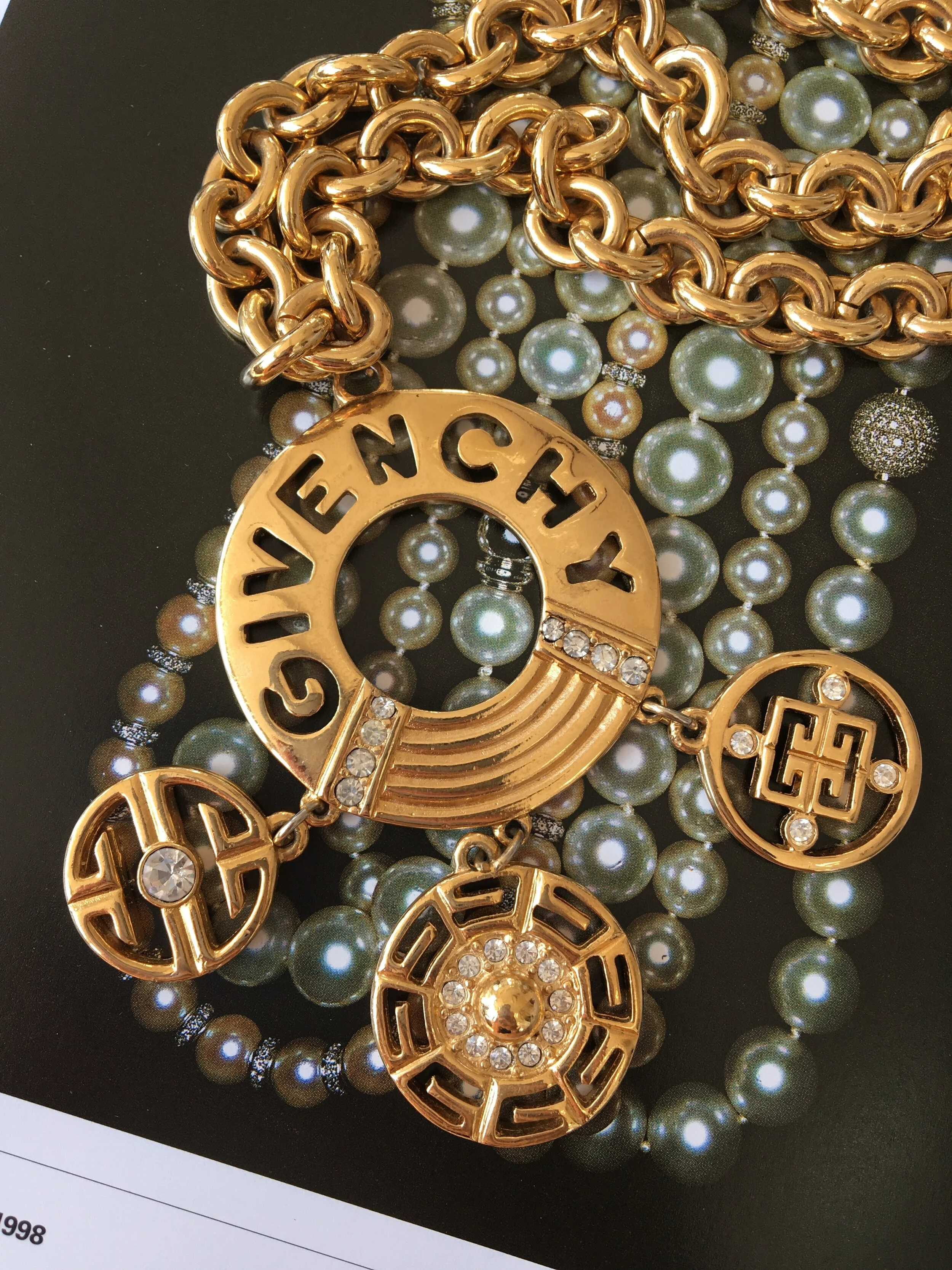 Givenchy Multi Charm Necklace