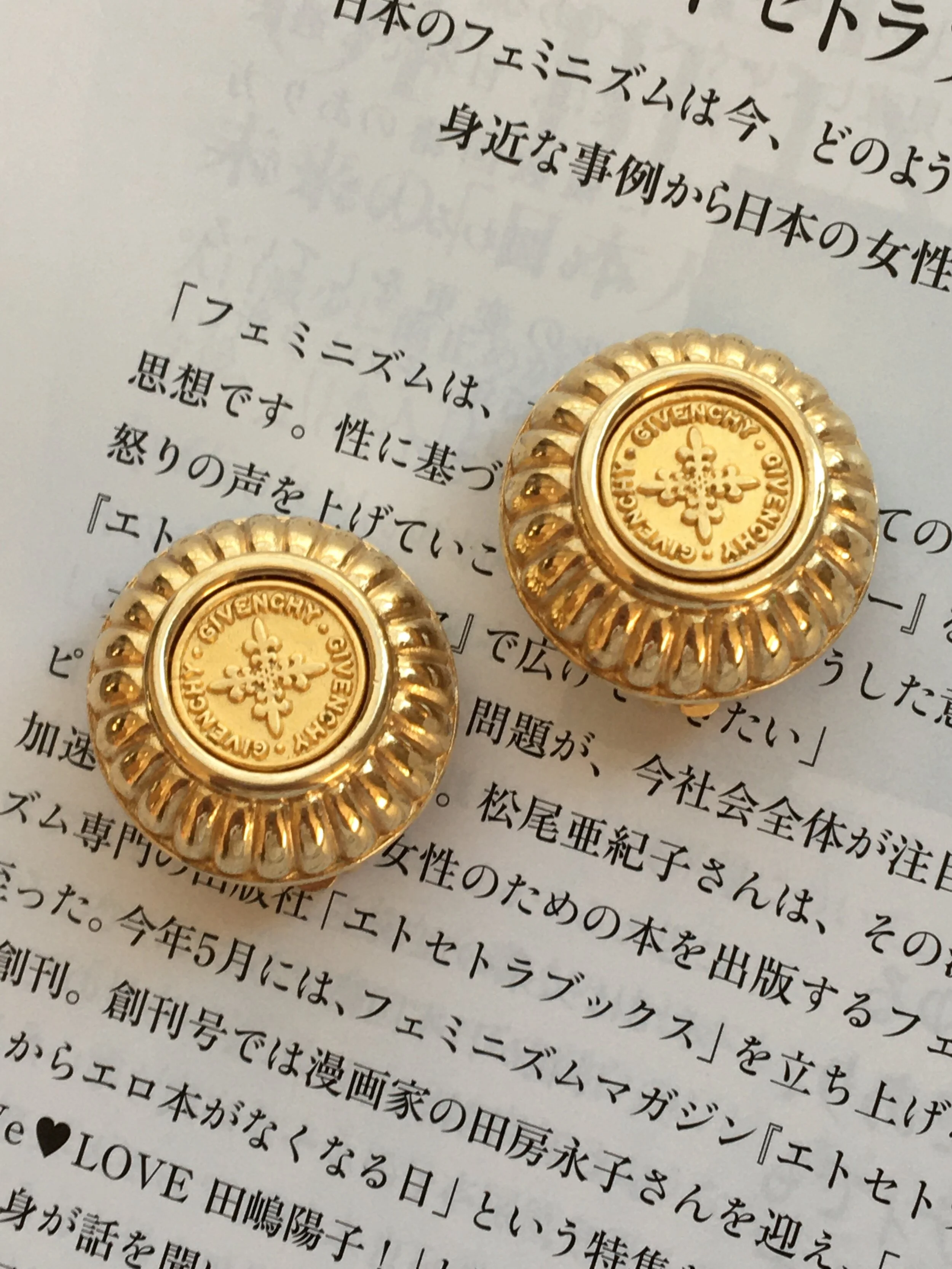 Givenchy Cross Earrings 