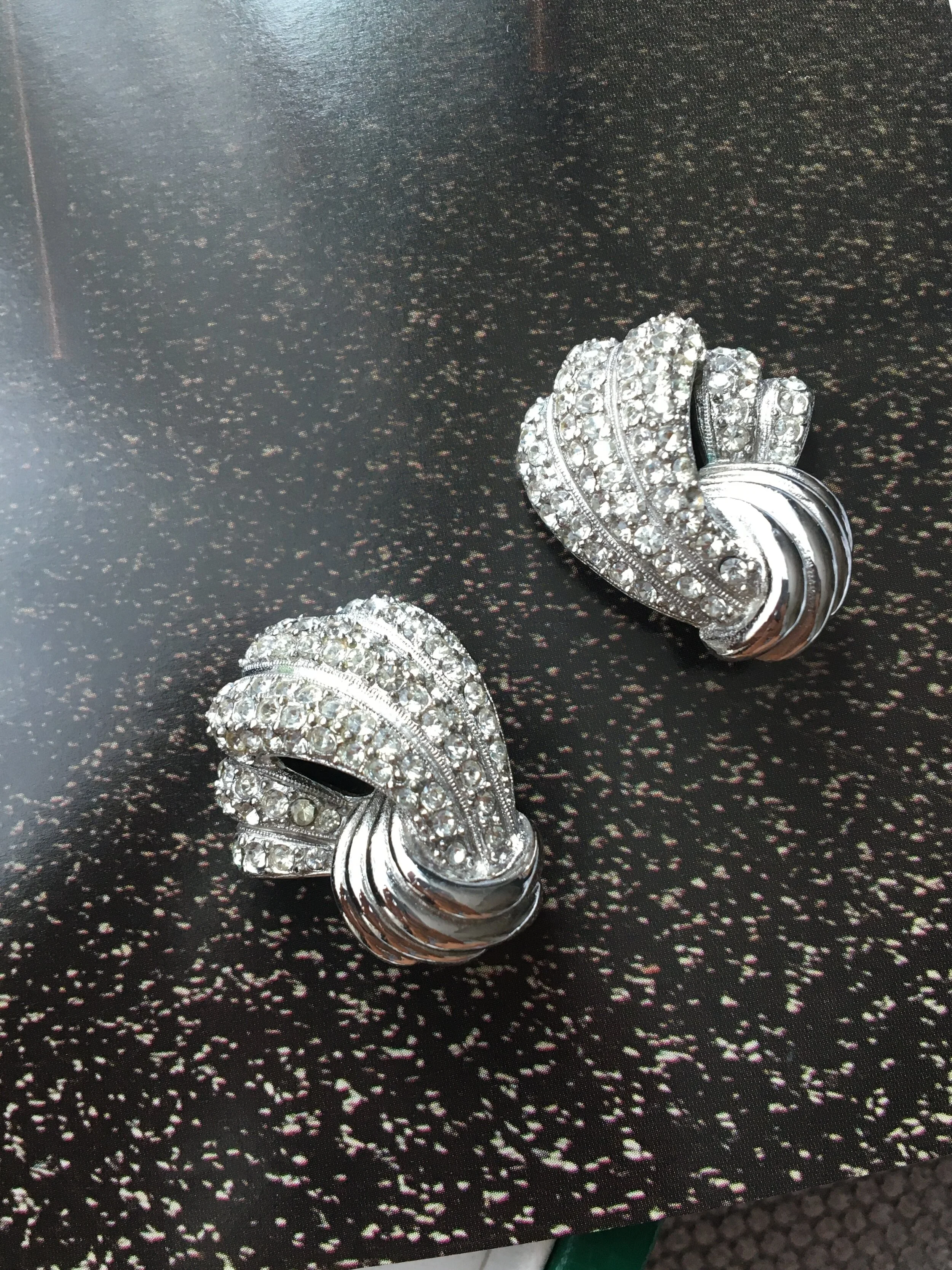 Givenchy Rhinestone Earrings