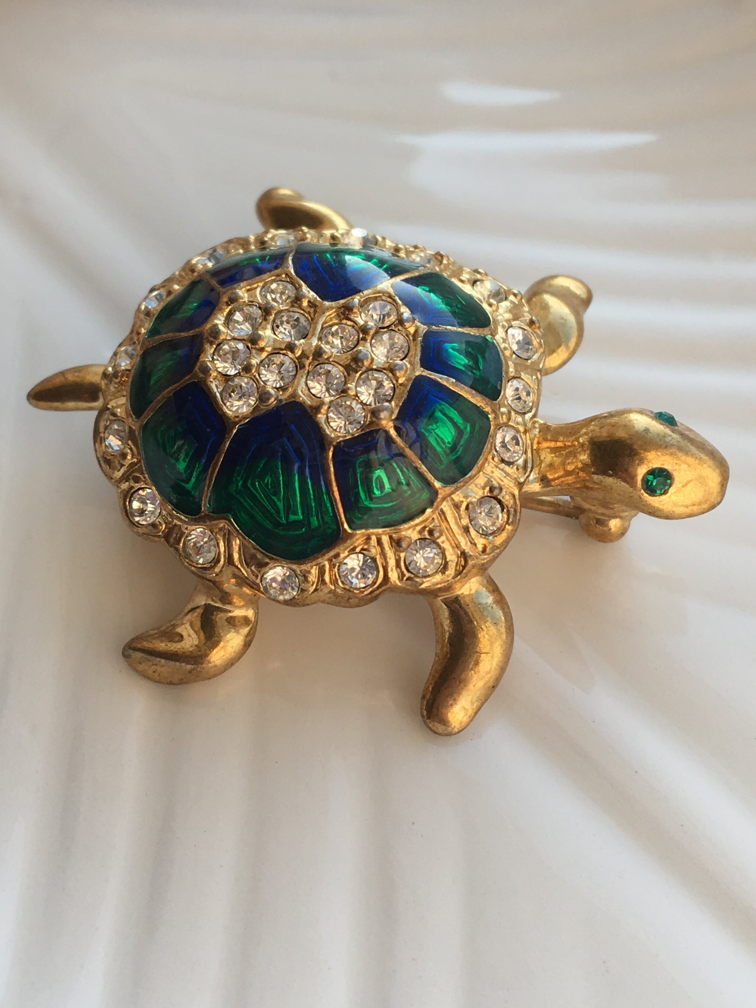 Atwood & Sawyer Tortoise Brooch
