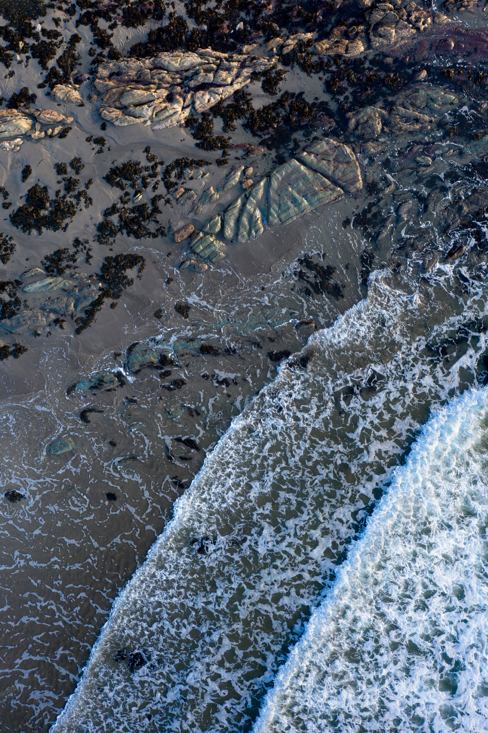 Drone image along finneygook beach 03