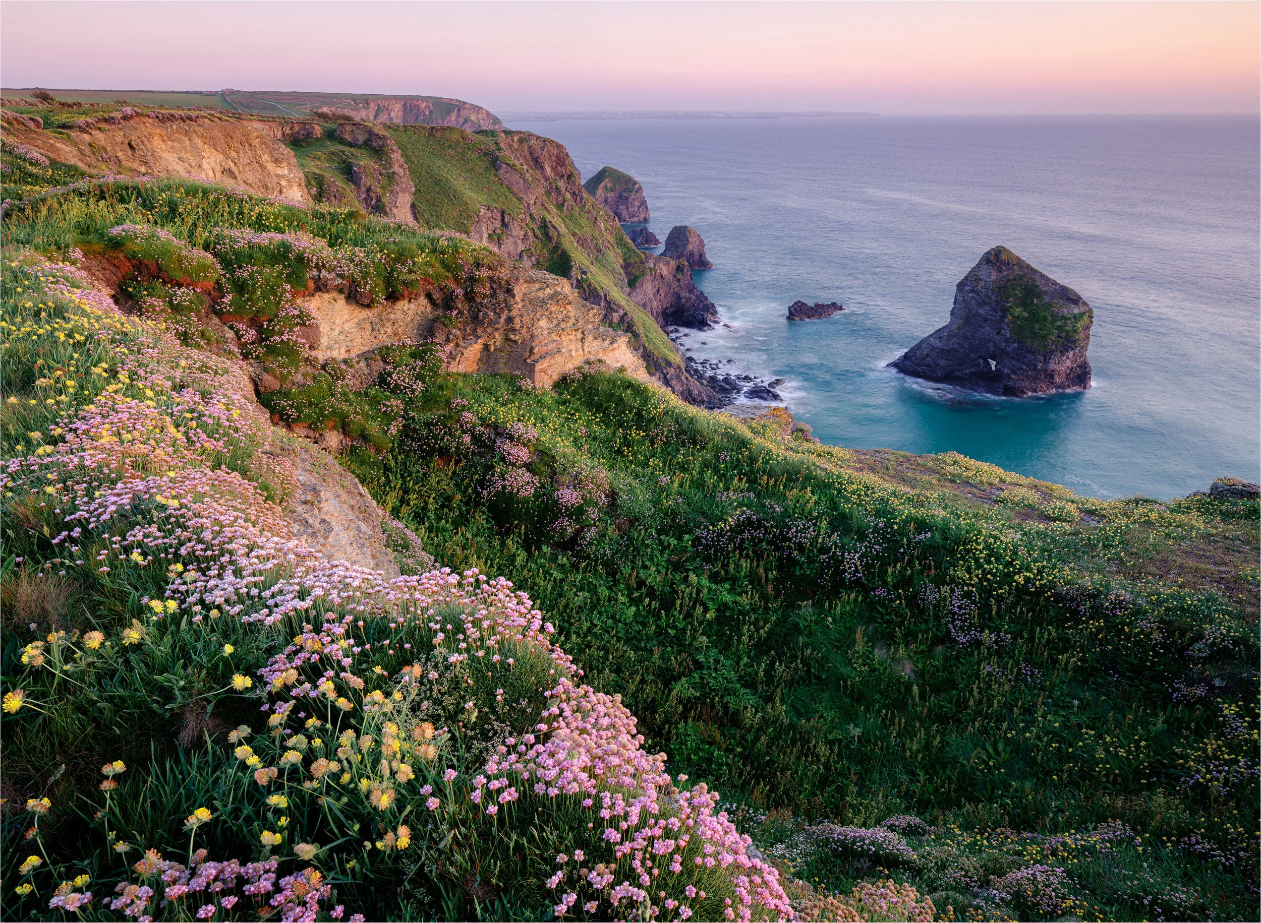 Bedruthan in the after glow
