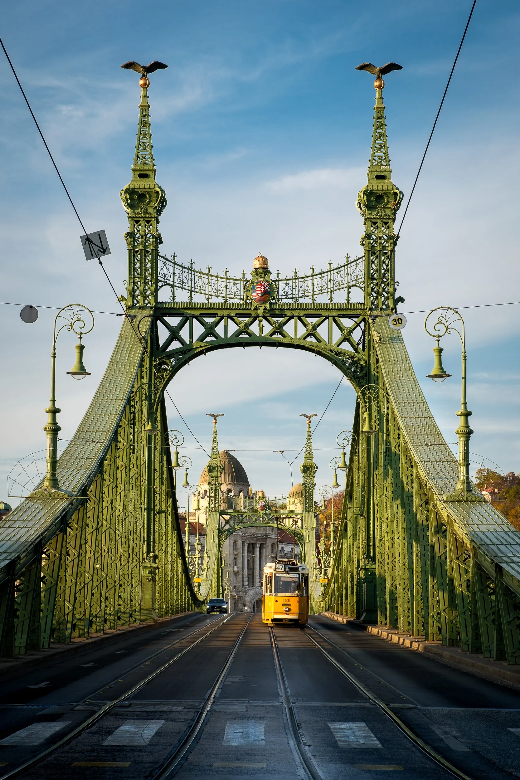 Liberty Bridge in the morning