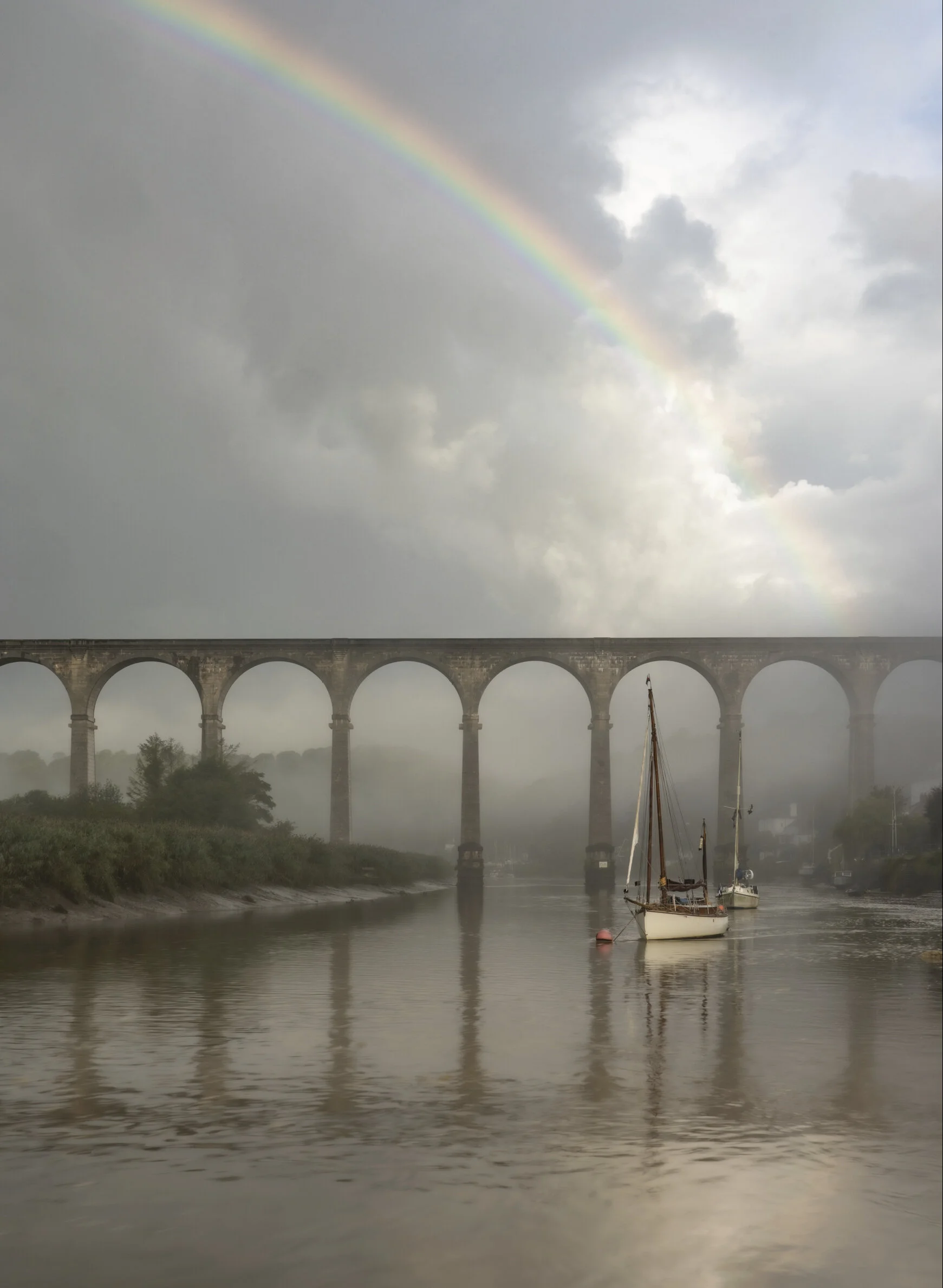 Back to Calstock for a Turner style image