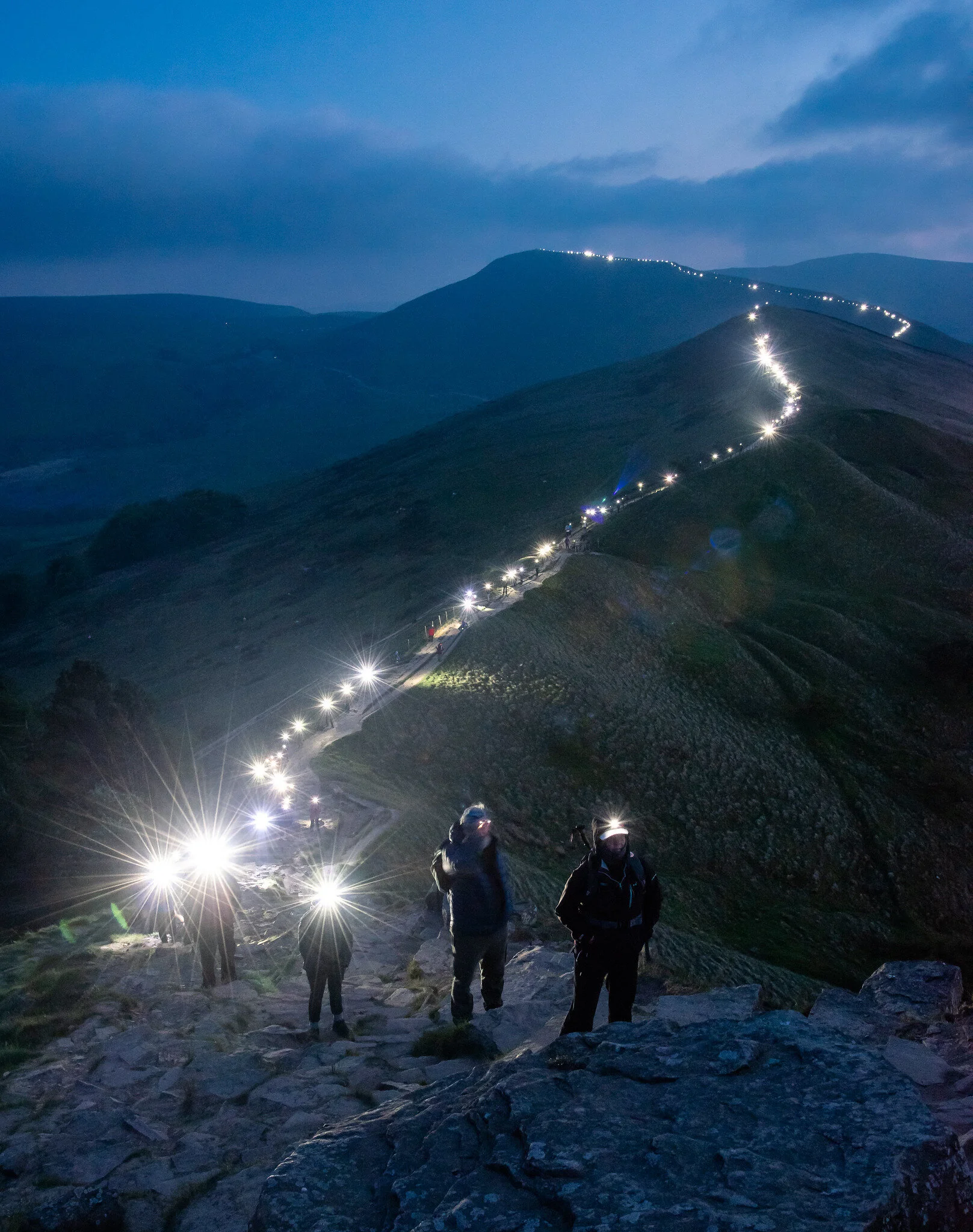 'Light Night' along the great ridge 01