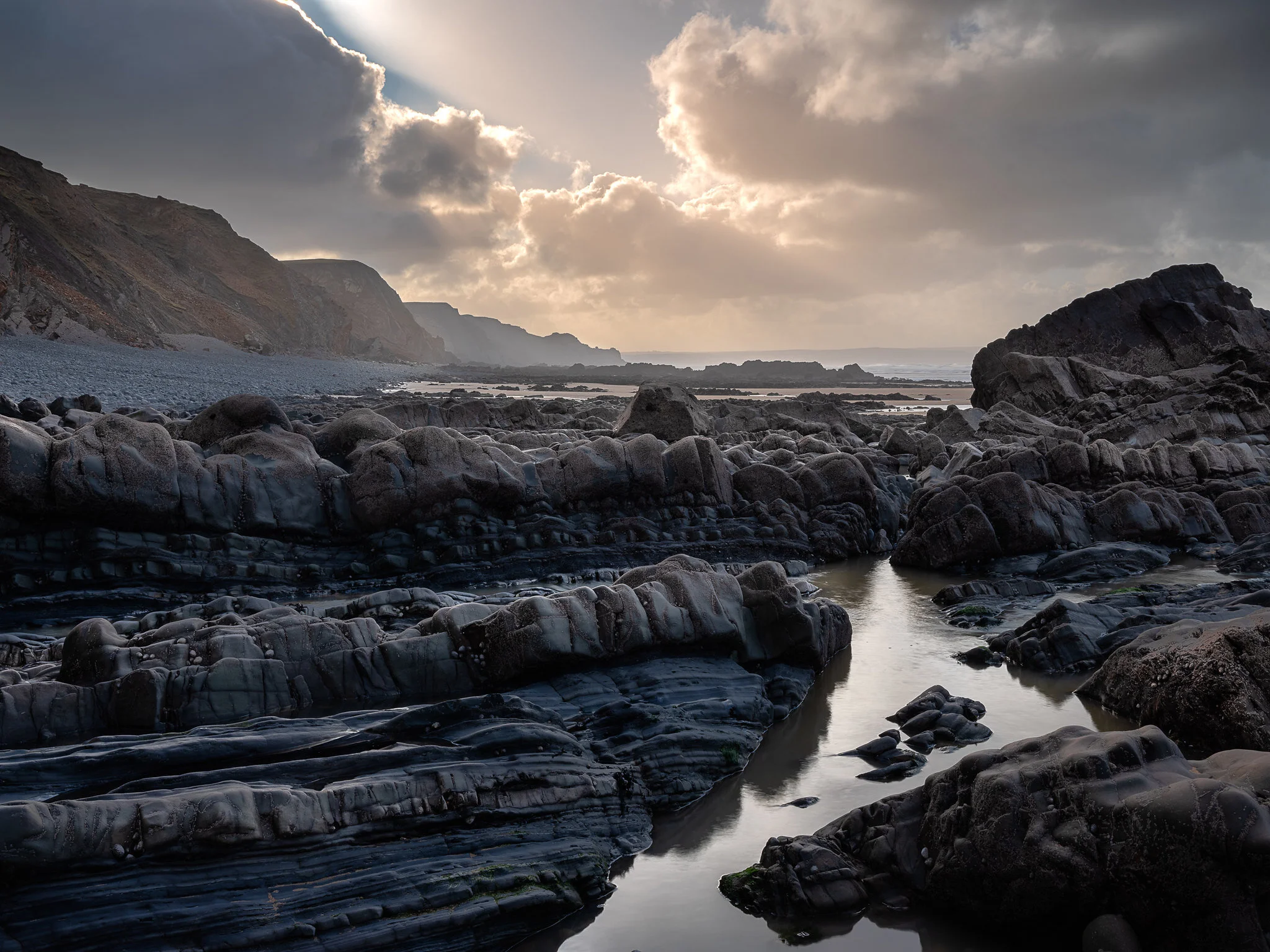 First trip to Sandymouth Bay