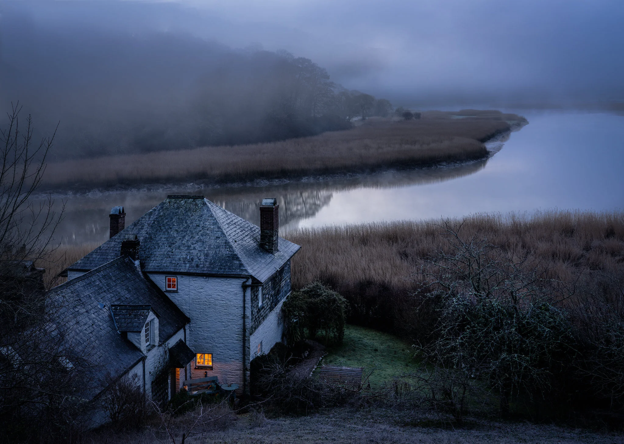A view along the Tamar in Cotehele