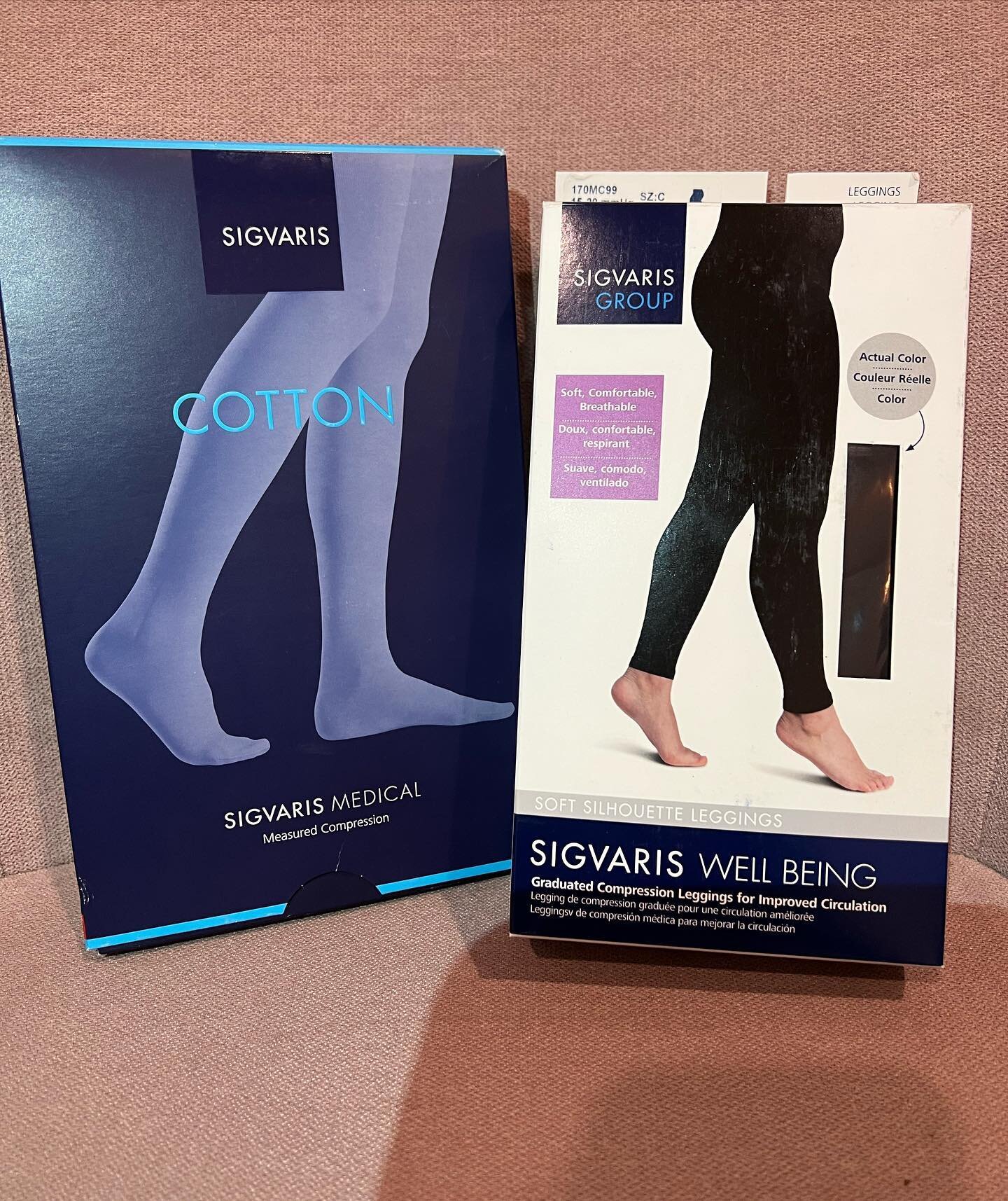 Sigvaris medical compression garments now available and Utopia! 
These garments help support the lymphatic and circulatory system, help reduce swelling and support tired achy legs! 
Contact us today for more information 🥰🥰#compression #pregnancy #v