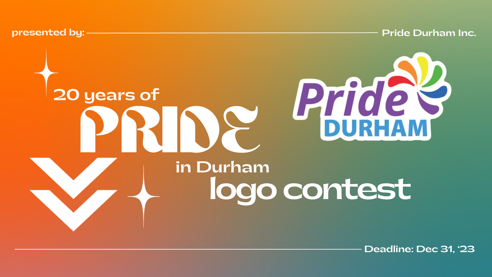 20 Years of Pride Logo Contest — Pride Durham