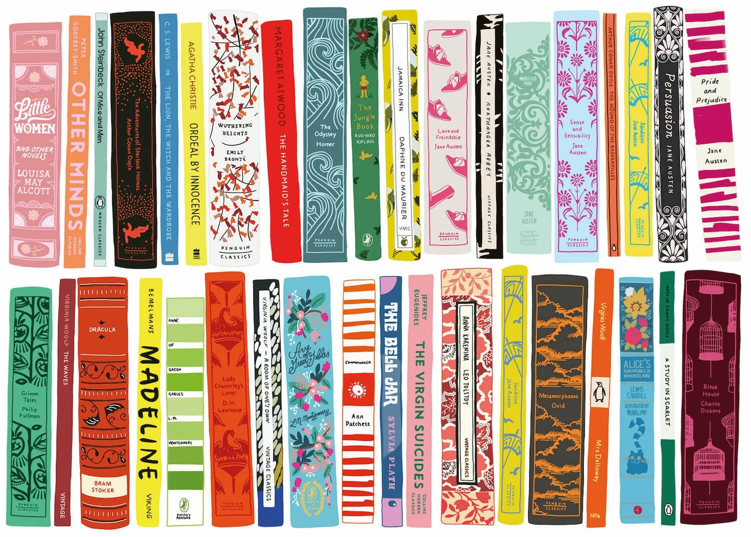 books jigsaw puzzle by happily puzzles