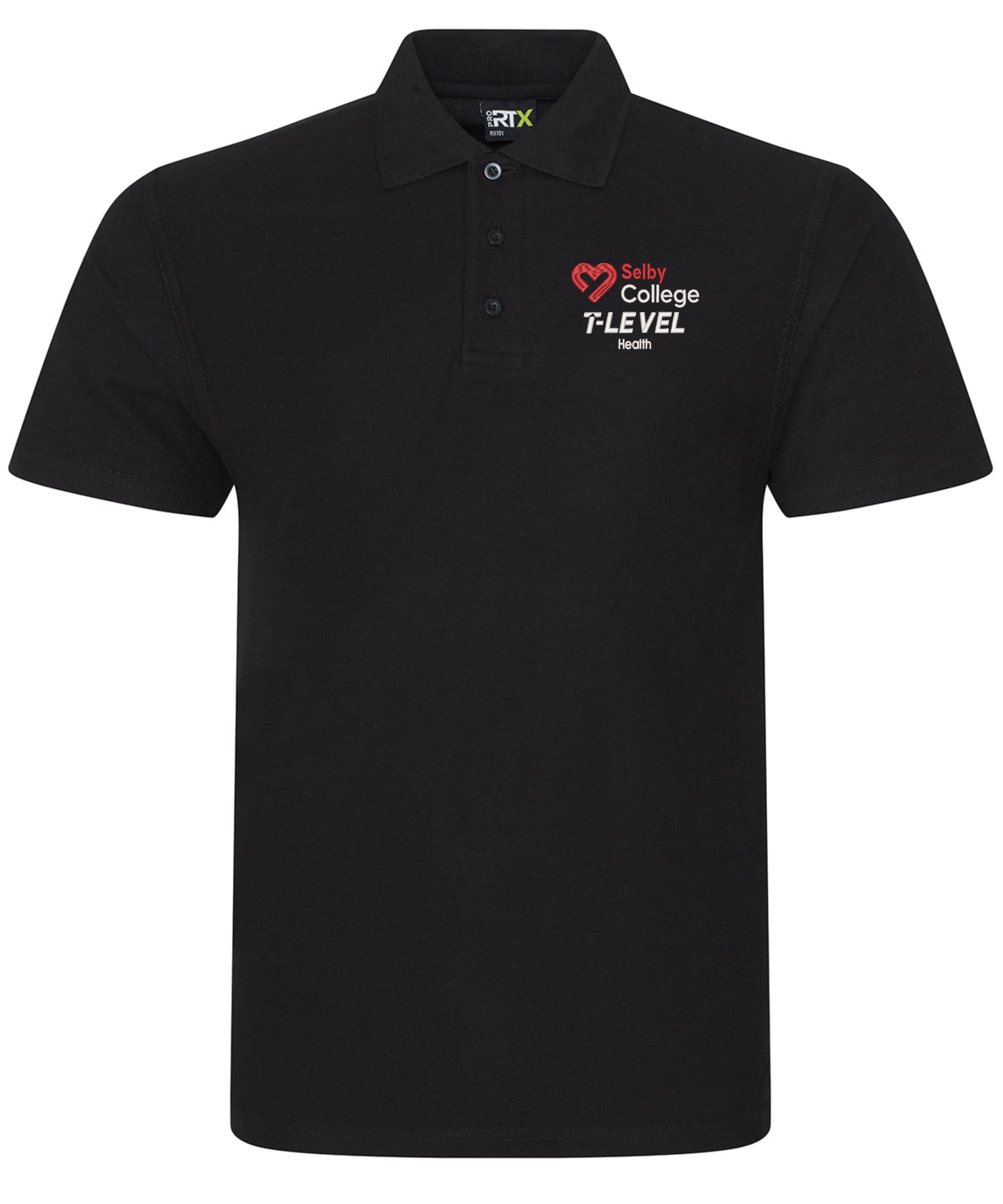 Selby College T-Level Health Polo Shirt