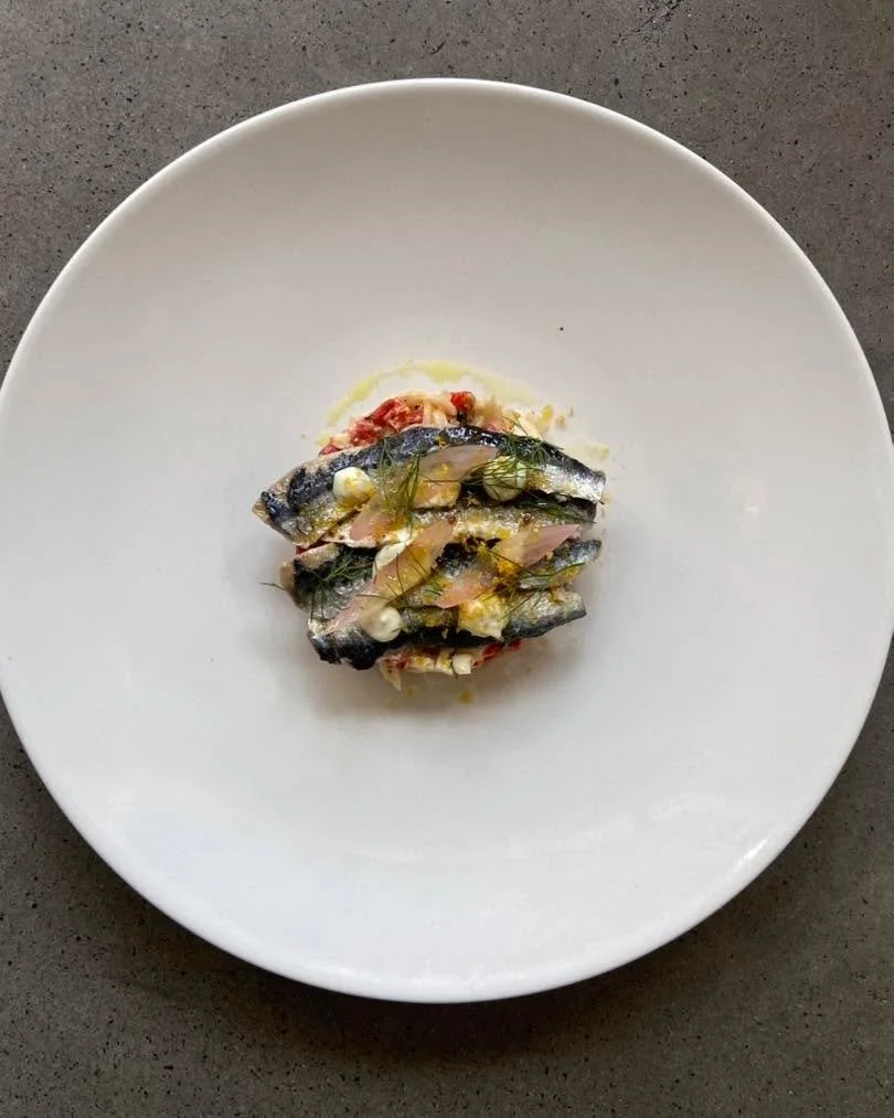 A first taste of our new summer menu &mdash; fresh, smoky, citrusy.
Albany sardines, sweet piquillo peppers and a bright touch of yuzu kosho &mdash; simple, clean and deeply flavourful.

Now available at Lady Lola.
Walk-ins welcome &middot; Bookings 