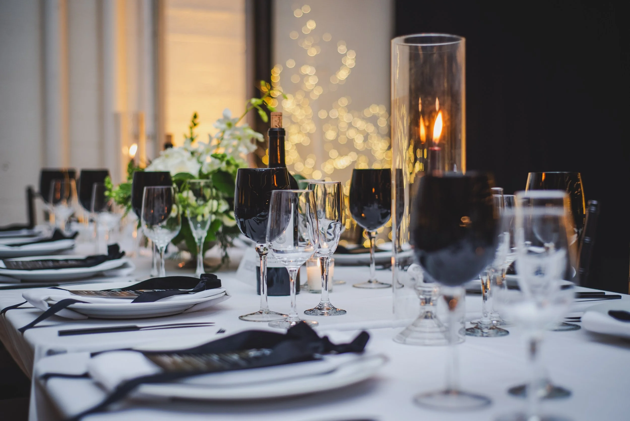 Block 41 - Elegant Black &amp; White Holiday Party