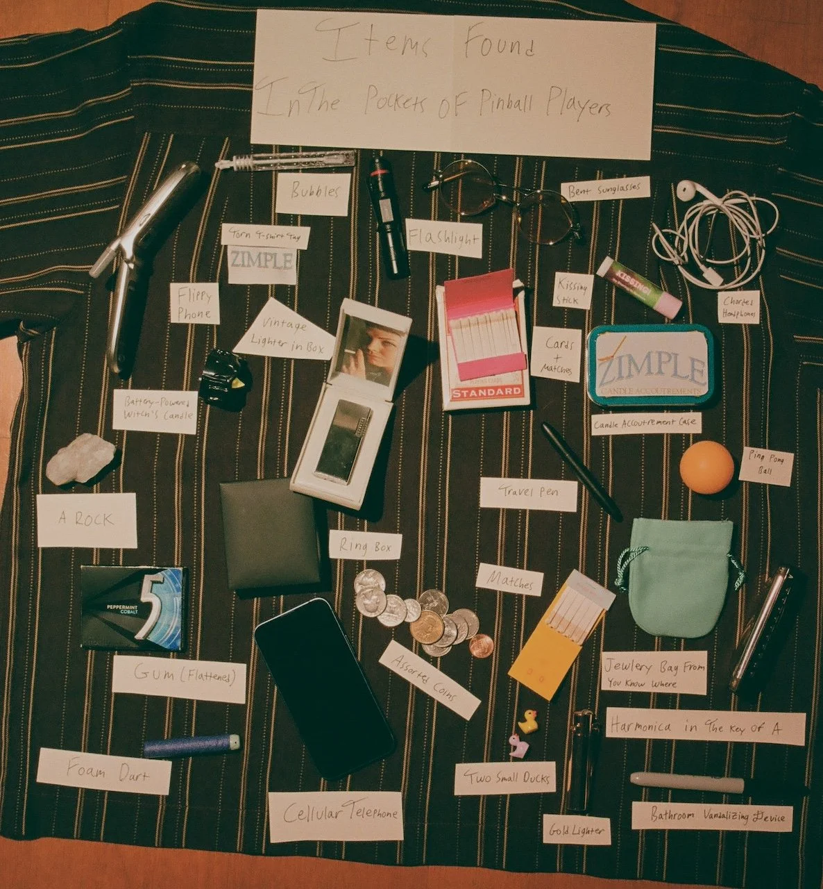 Items Found in the Pockets of Pinball Players