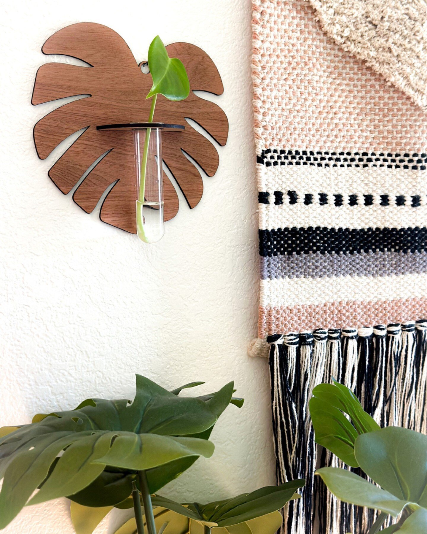 Another peek at what we're making this month in Project Members! 

Have you ever successfully propagated a plant before? I sure have not. I've always been a green thumb wannabe. But maybe this year is the year. I designed these wall decor pieces that