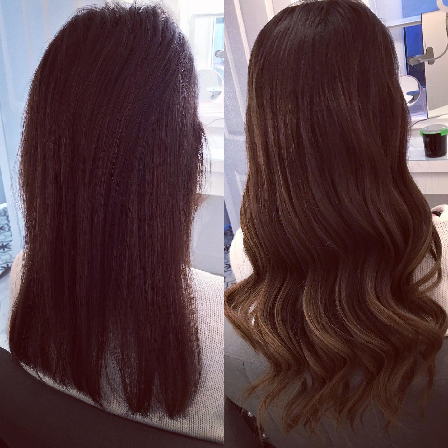 100g Remi Cachet pre-bonded hair extensions. Added length, thickness and highlights to natural hair 😍 #hair #hairextension #remicachet
