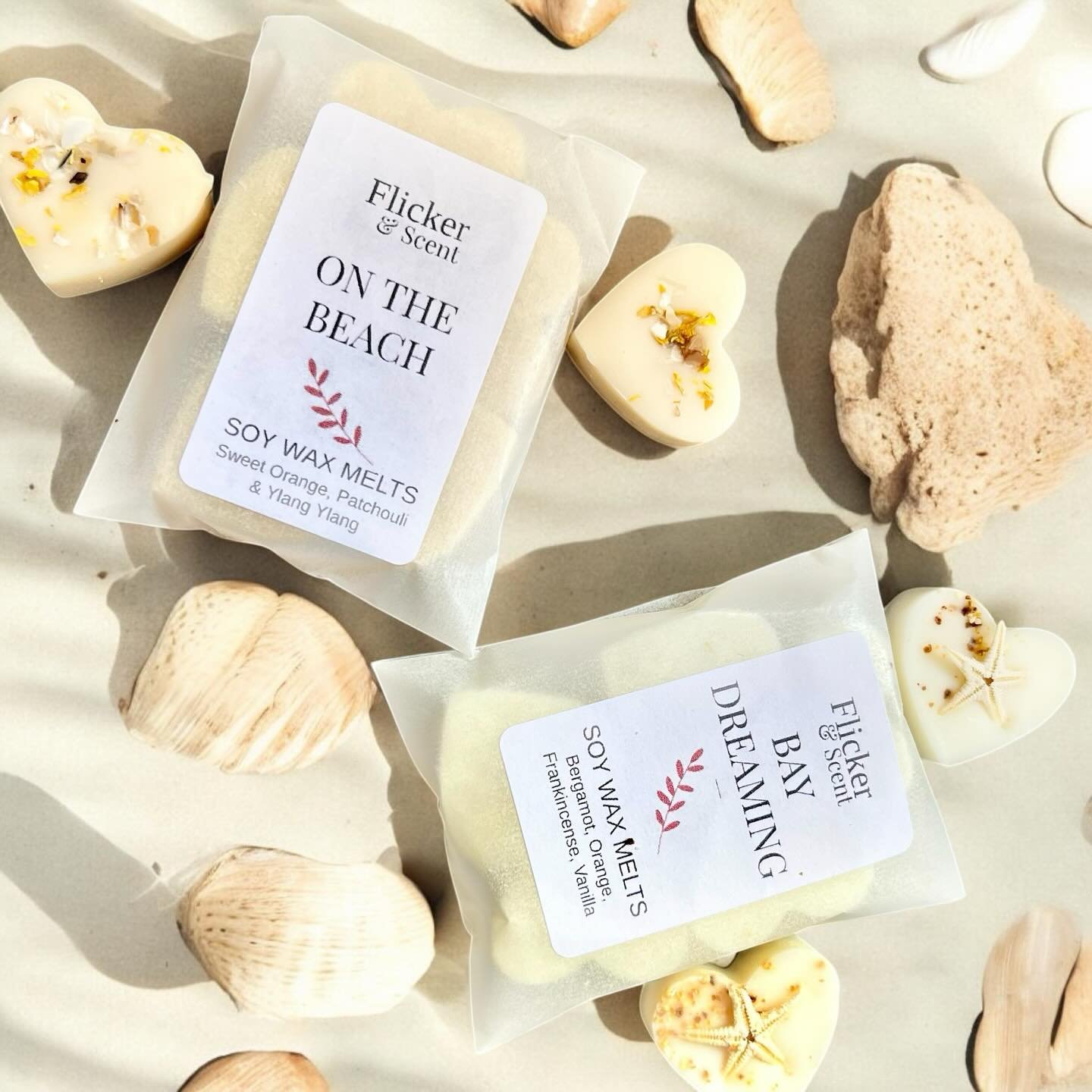 ☀️ Feeling the heat? Bring the beach vibes home 🐚✨

Our On the Beach wax melts are like sunshine in scent form &mdash; with Sweet Orange, Patchouli and Ylang Ylang to whisk you away to lazy summer days and salty air.

Or drift into Bay Dreaming, a b