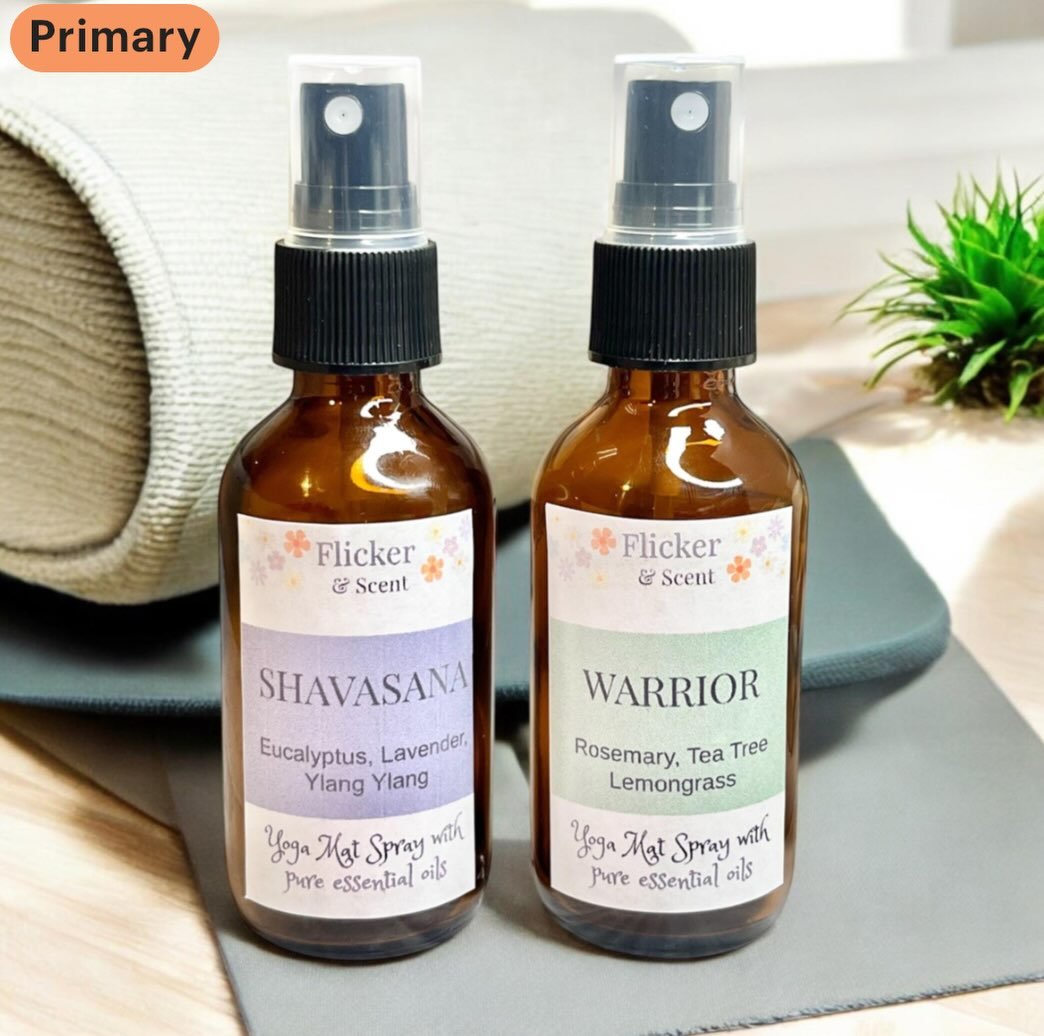 One of this year&rsquo;s best selling gifts natural yoga mat spray! 
Great way to incorporate aromatherapy into your practice and naturally cleanse &amp; refresh your yoga mat. Made from the natural anti-bacterial and mood boosting properties of esse