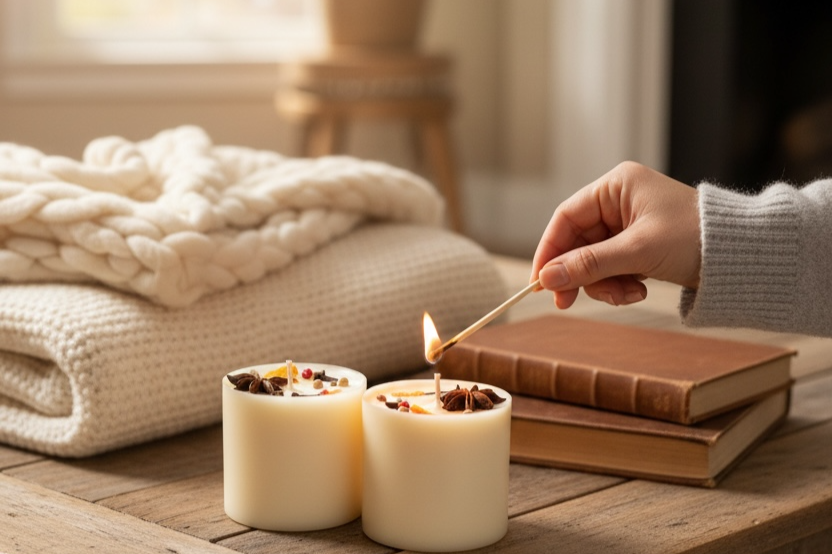 CANDLES + ACCESSORIES FOR YOUR HOME