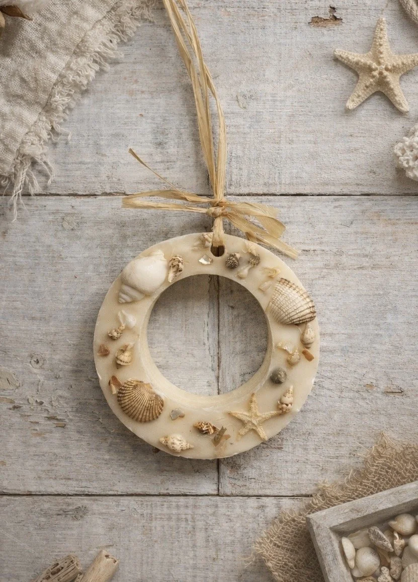 Handmade Seashell Wax Hanging Decoration