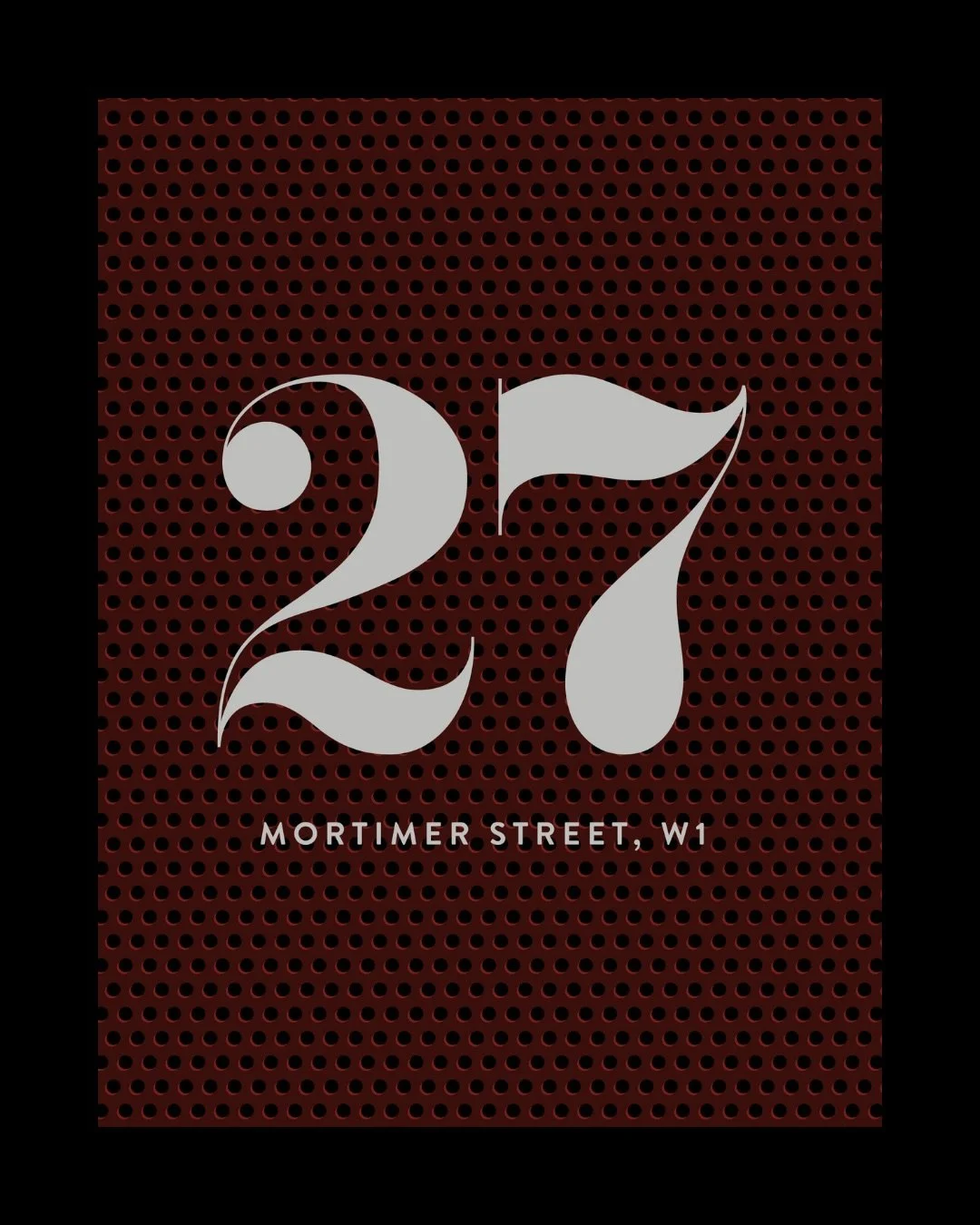 A glimpse into how branding comes to life - a project we loved working on👏🏻

For Mortimer Street, the design direction was shaped by the building itself and the details that made the space stand out. The red pattern was inspired by the ceiling feat