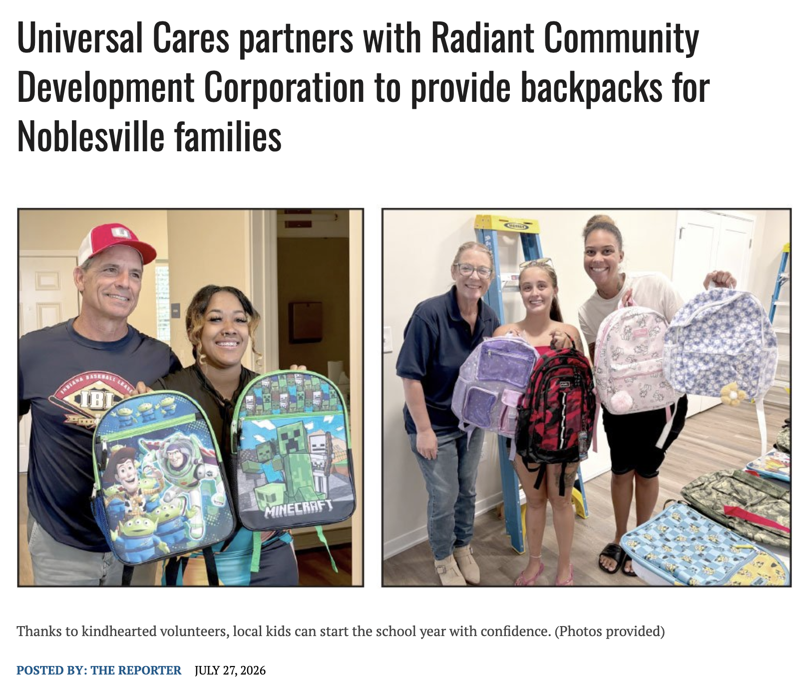 Feature in the Hamilton County Reporter