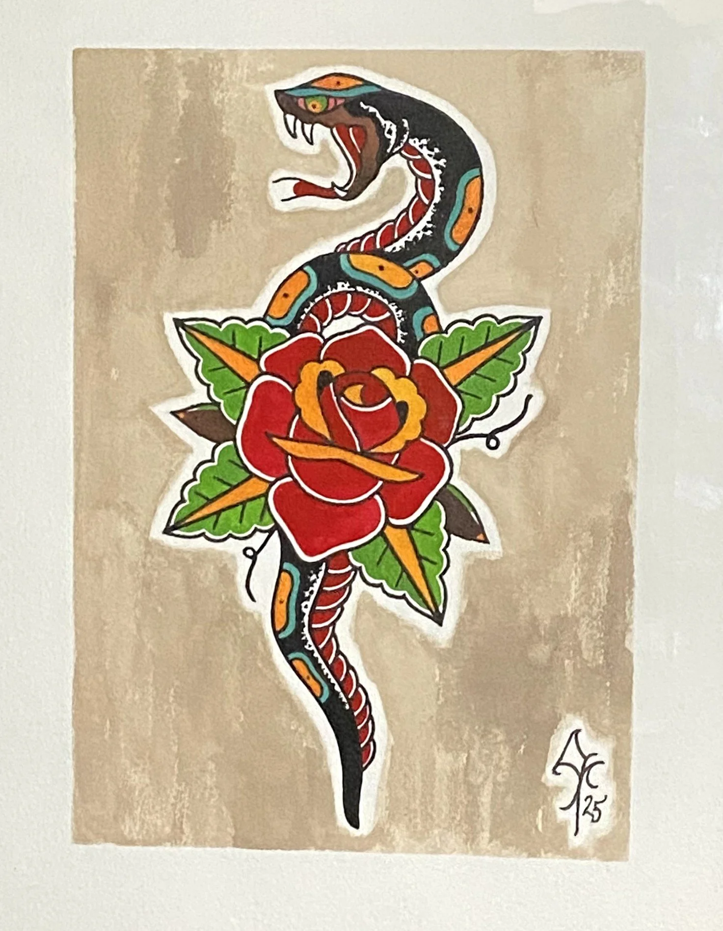 Rosa serpiente de Ricardo