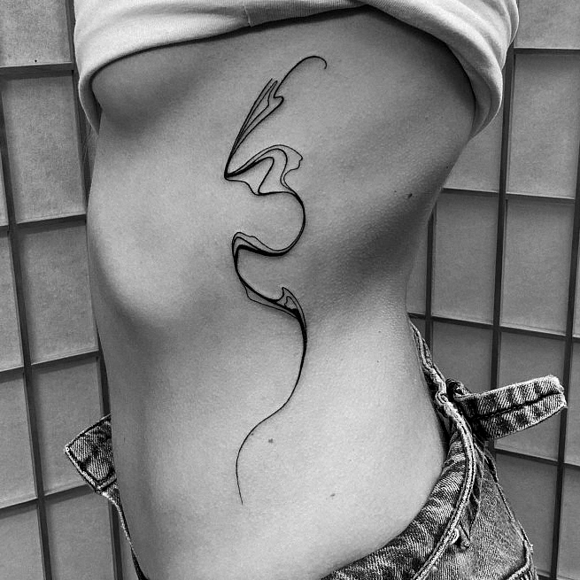 Minimalistische Tattoo