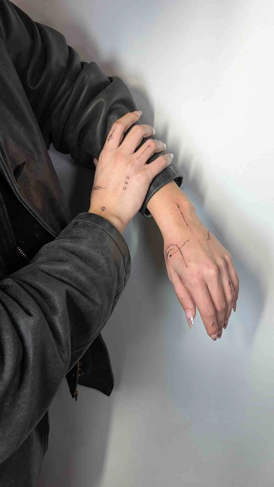 Asemic Script Tattoo