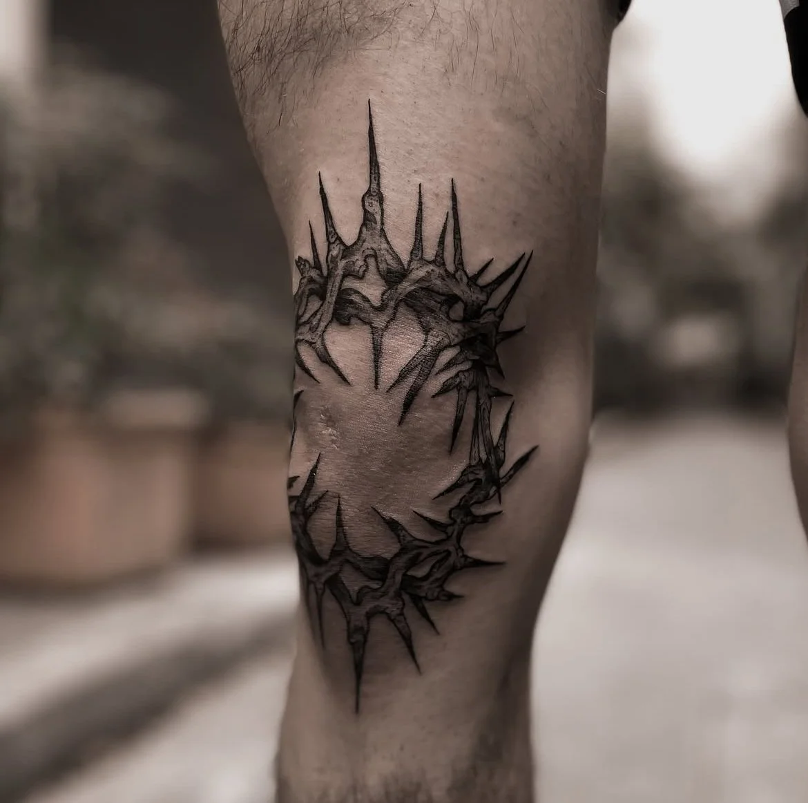 Heart with Thorns Tattoo