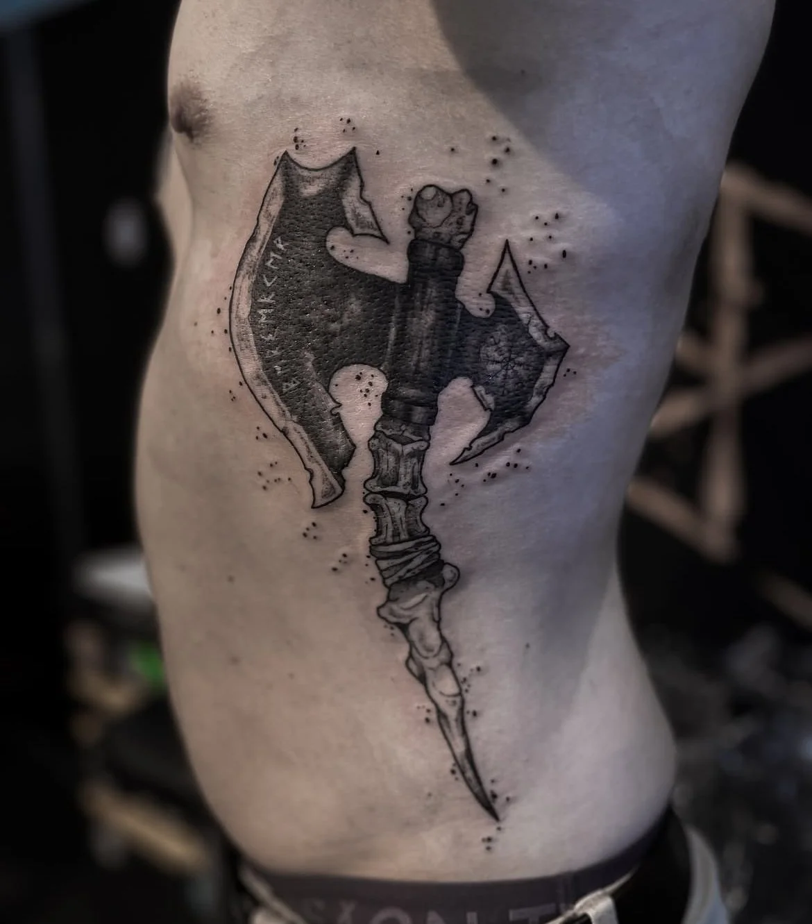 Battle Ax Tattoo