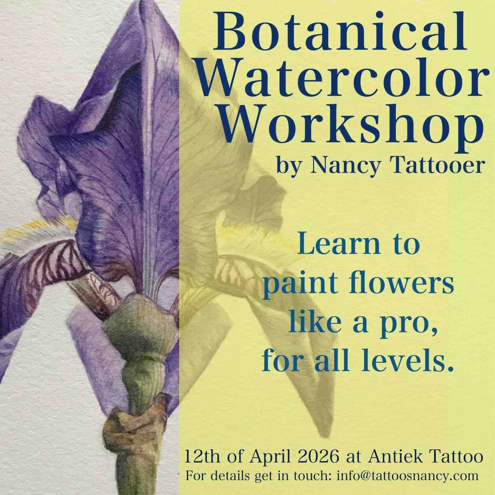 Workshop | Workshop di acquerello botanico tenuto da Nancy