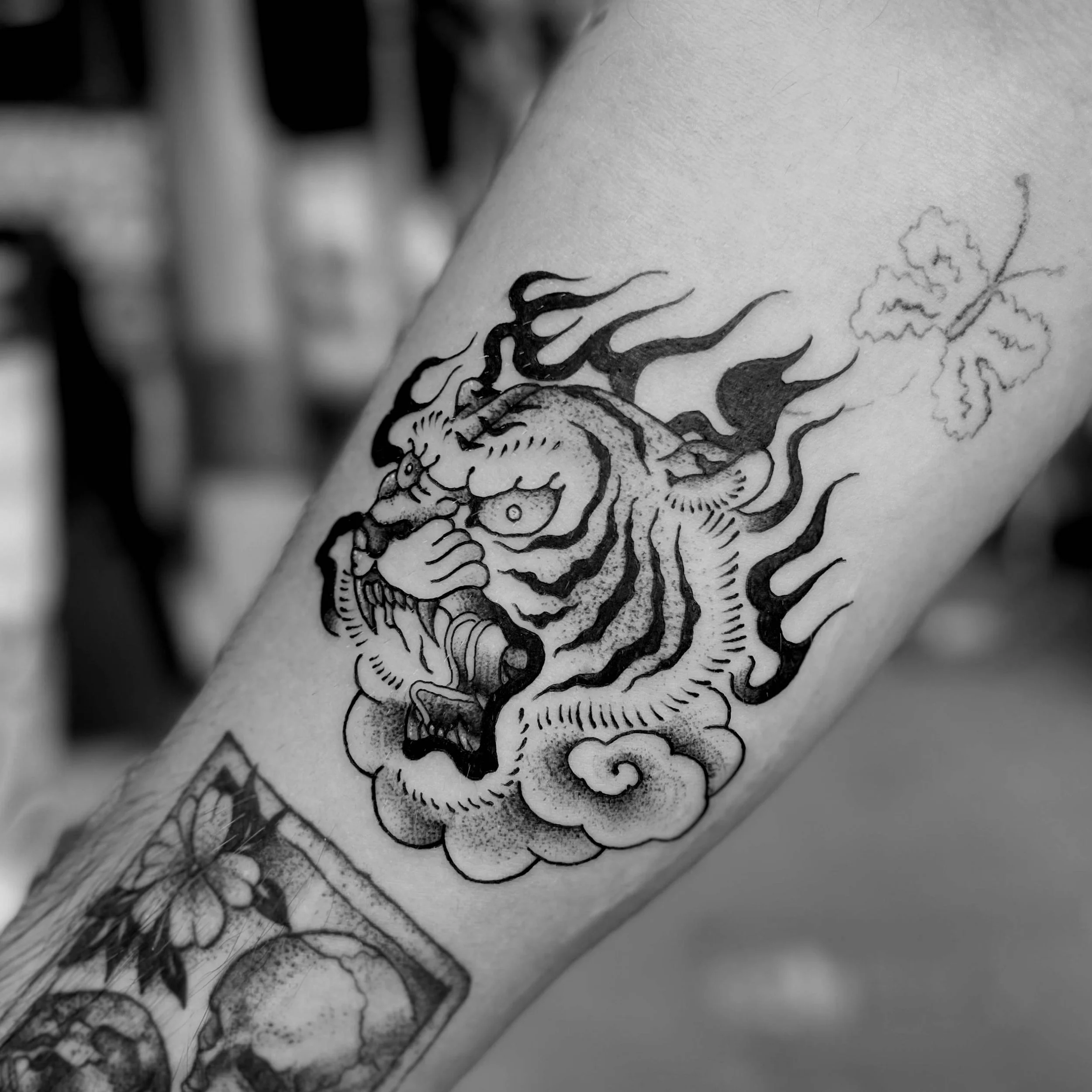 Tiger Head Tattoo