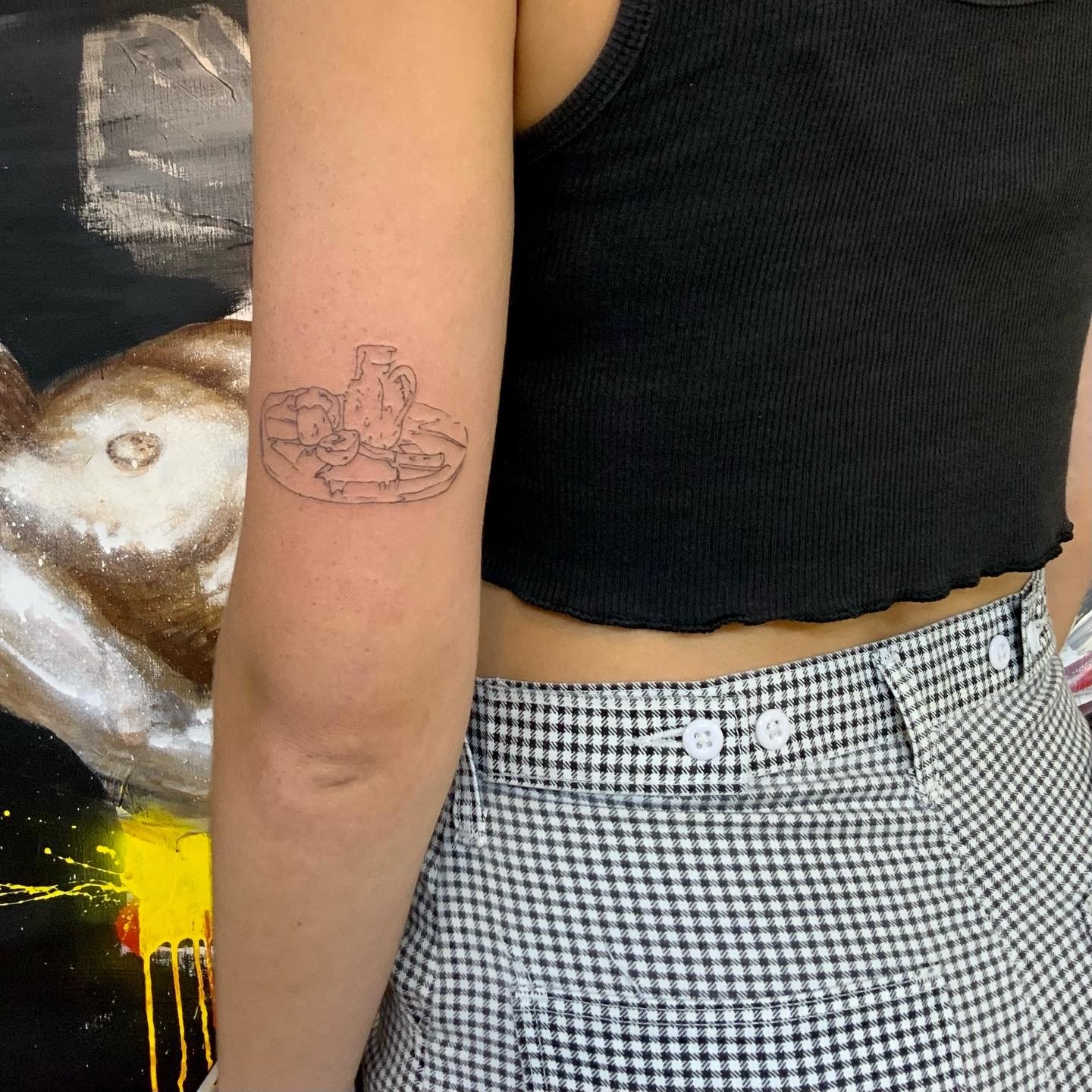 Fine lines tattoo idea