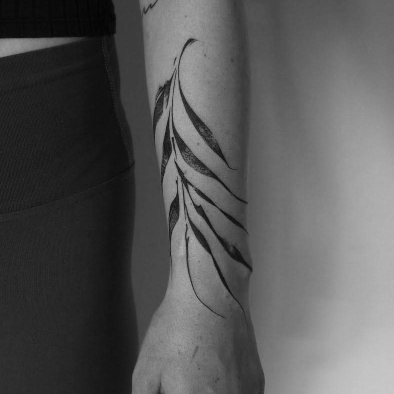 Palm Leaf Tattoo