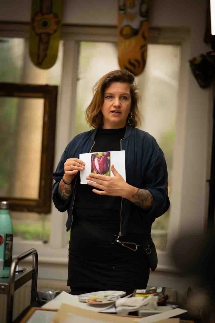 Teacher Nancy Watercolour expert