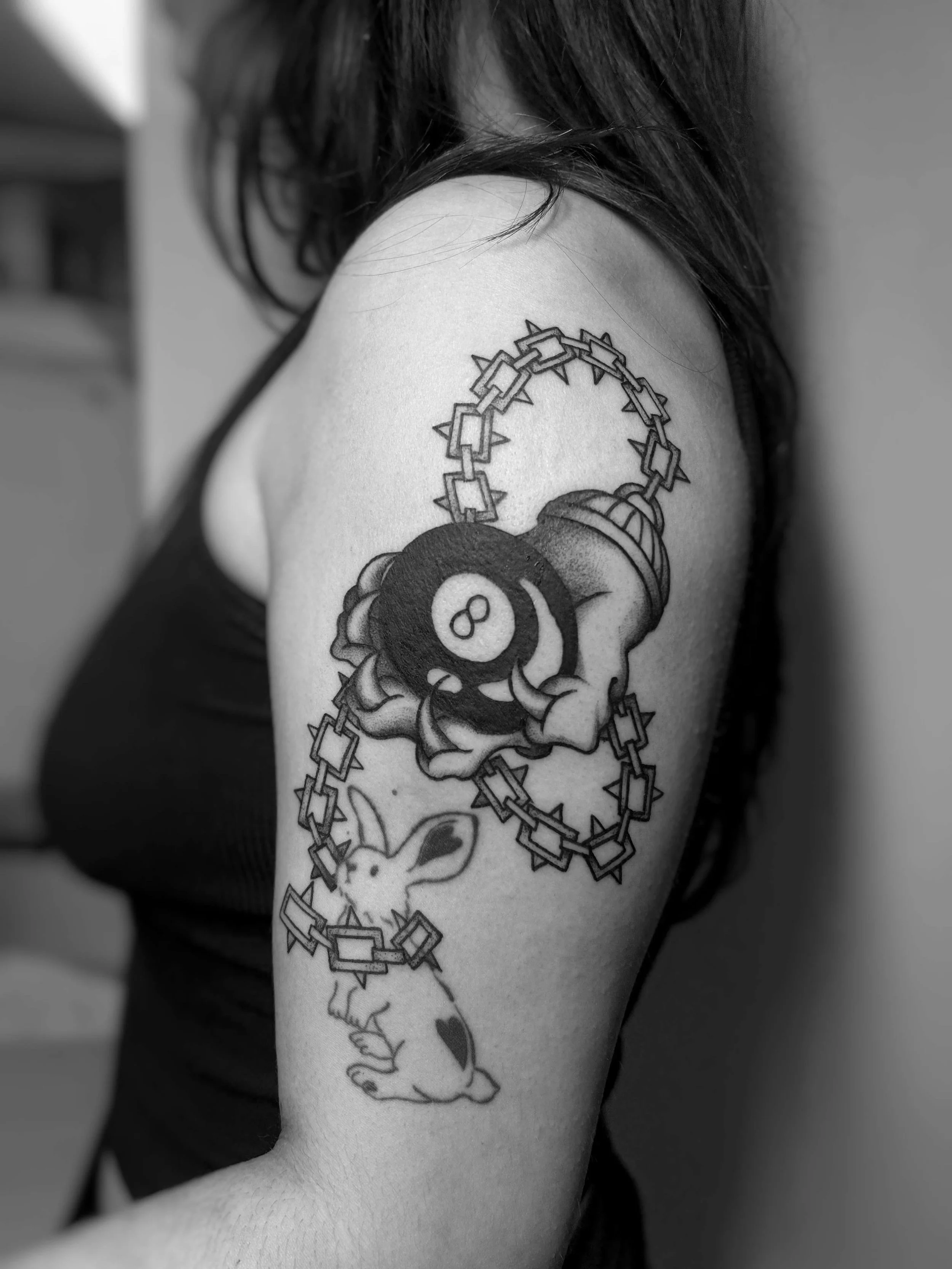 Lucky 8 Ball Tattoo