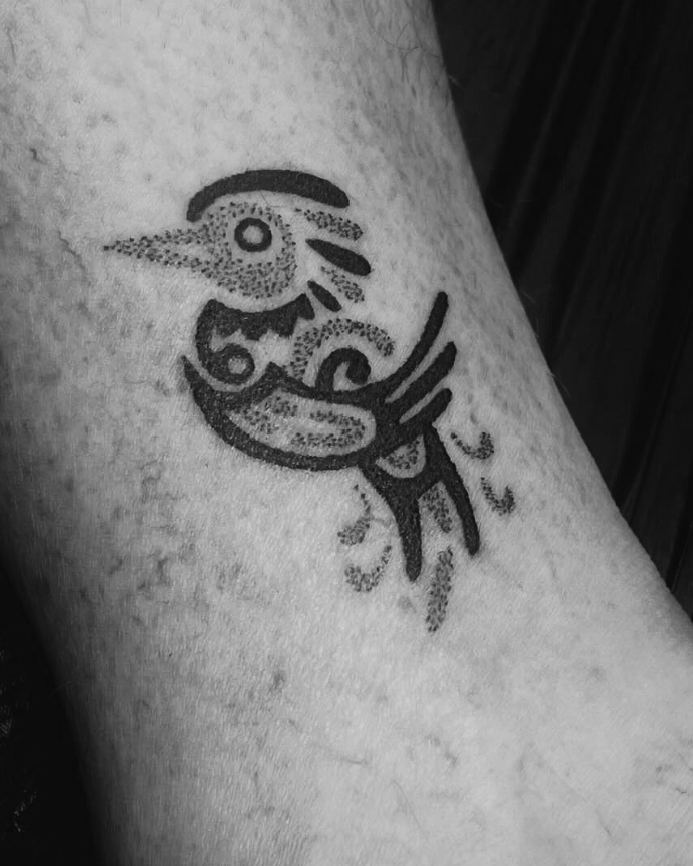 Tribal Bird Tattoo