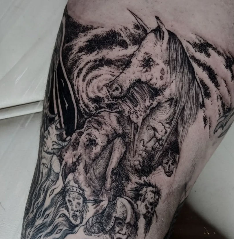 Dark Art Tattoo Idea