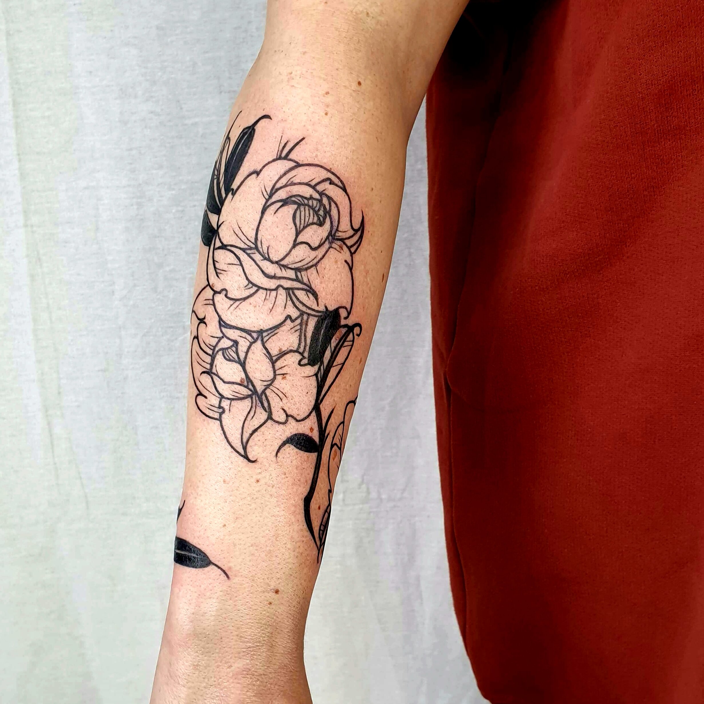 Rose tattoo idea