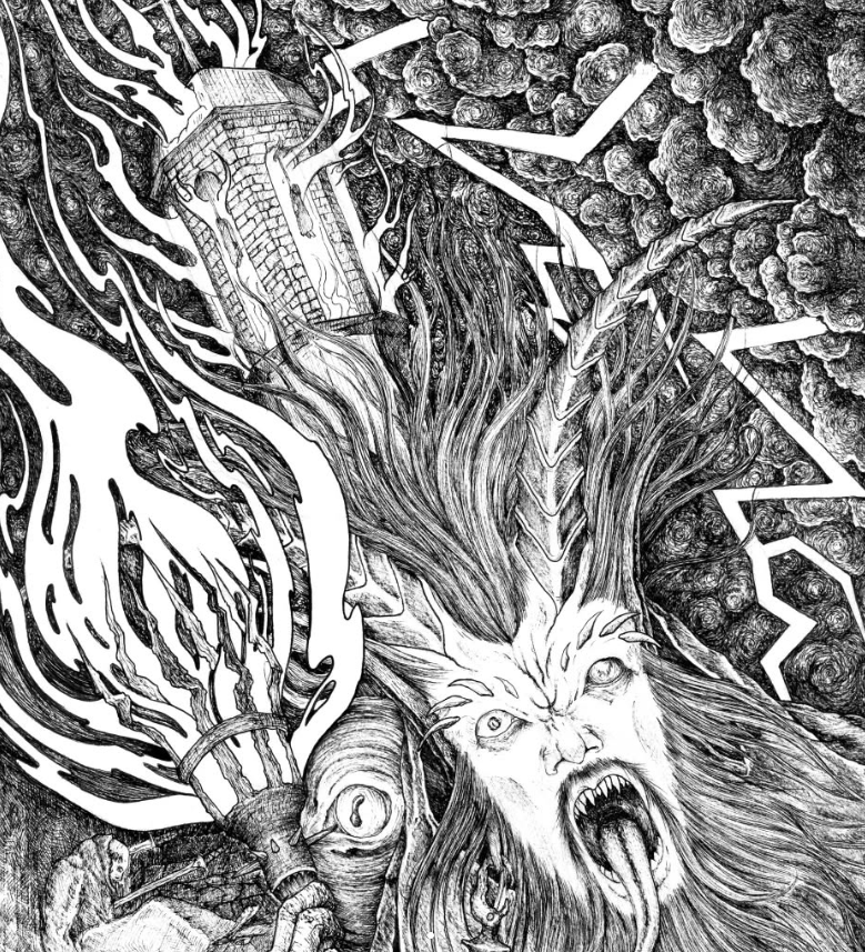 Devil Painting by Eduard